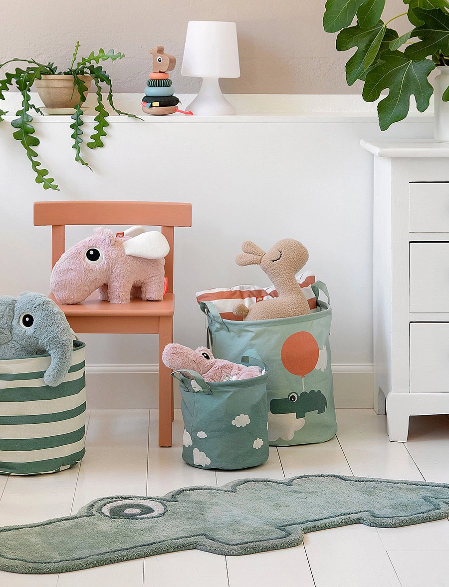 Done by Deer - Soft toy Happy clouds Ozzo Powder - mjukisdjur - powder - 0