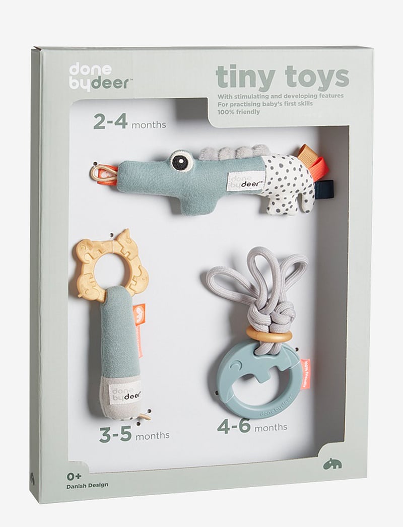 Done by Deer - Tiny toys gift set Deer friends Green - interaktives spielzeug - colour mix - 0