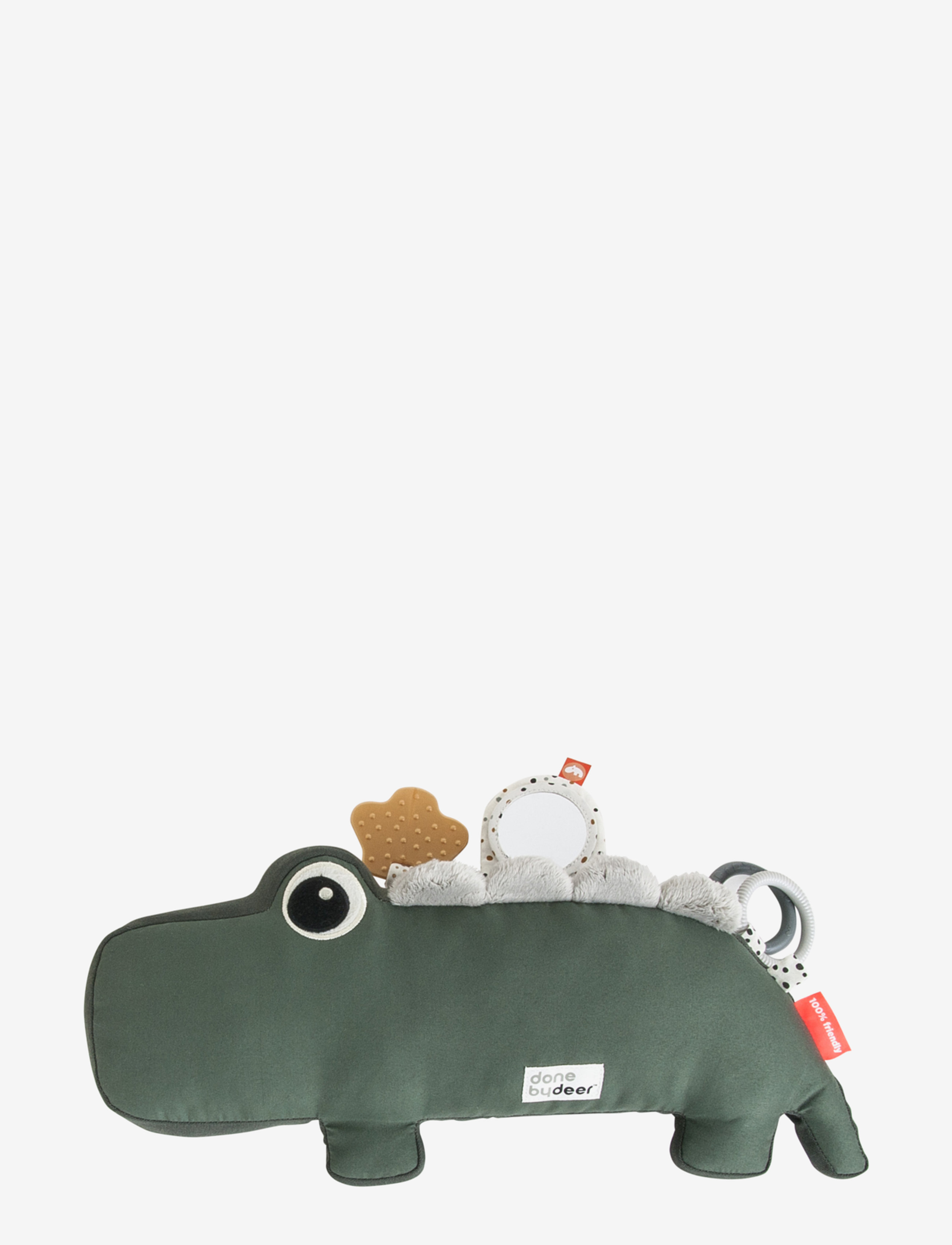 DONE BY DEER Tummy Time Activity Toy Croco Grün Grün - One Size - Kinder
