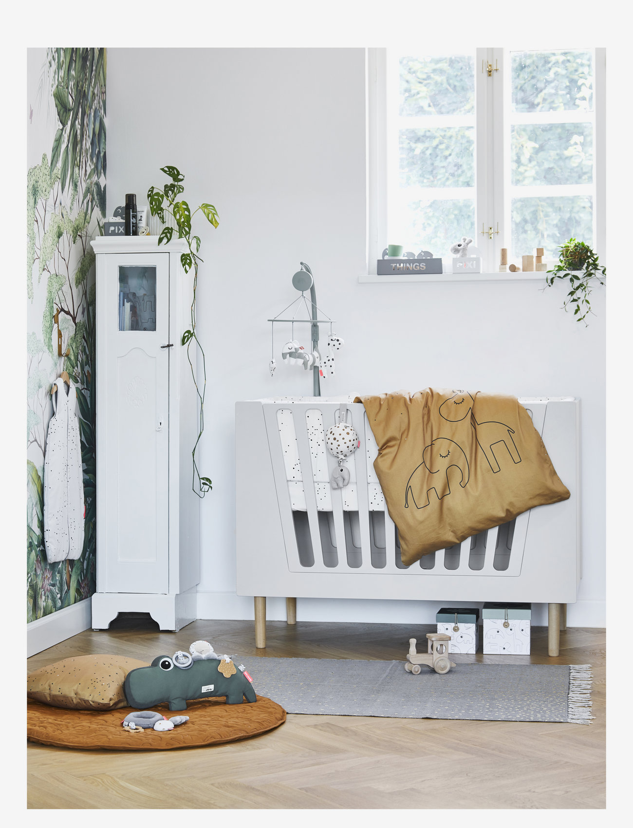 Done by Deer - Tummy time activity toy Croco Green - interactive toys - green - 3