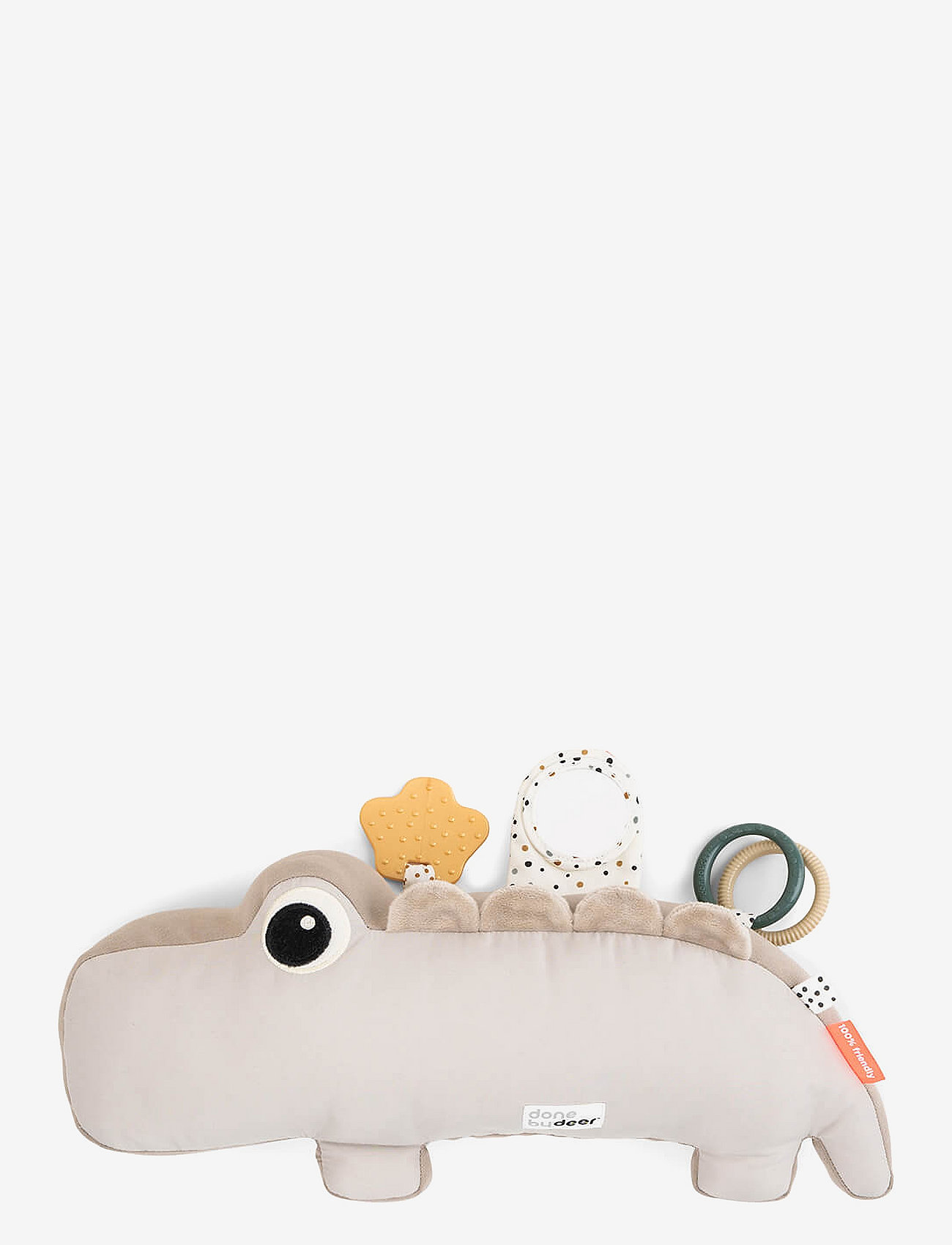 Done by Deer - Tummy time activity toy Croco Sand - interaktiva leksaker - sand - 1