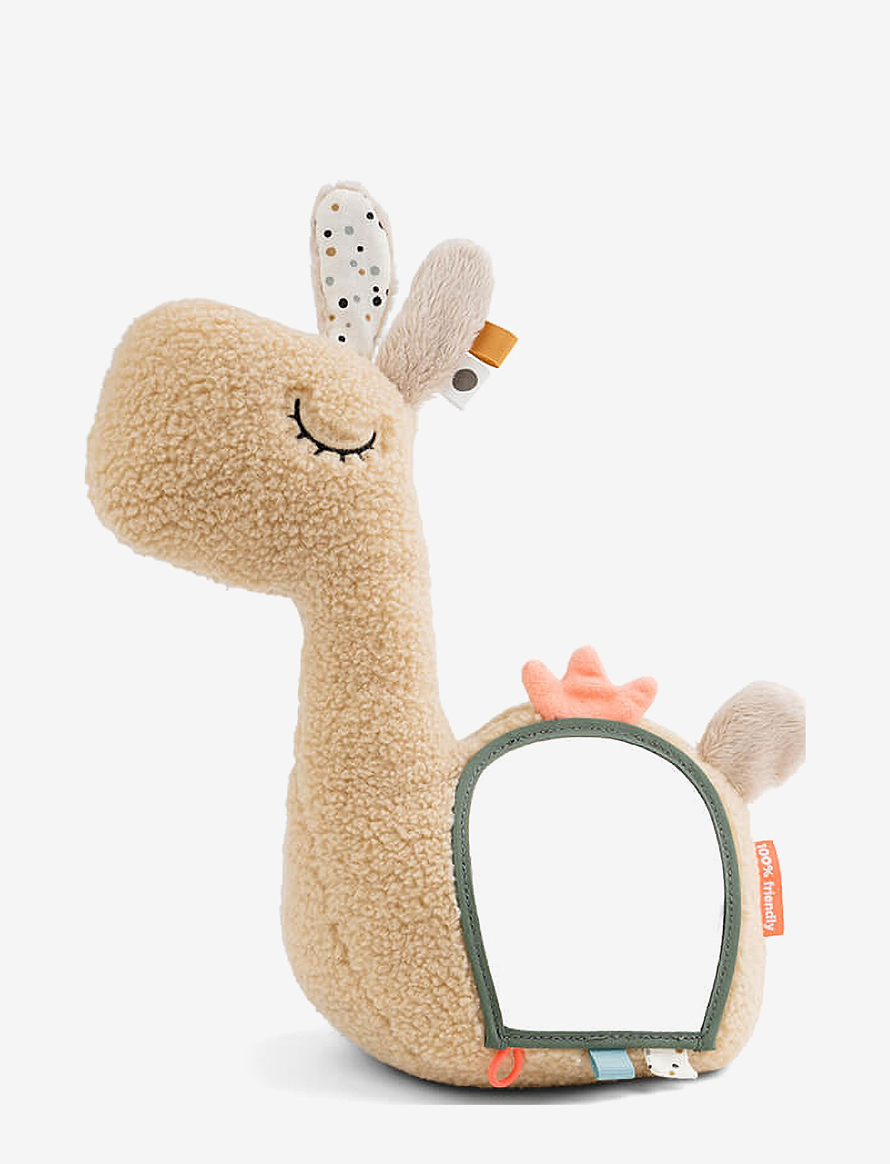 DONE BY DEER Activity Floor Mirror Lalee Sand Beige - 32X 27X 11.5CM - Kinder