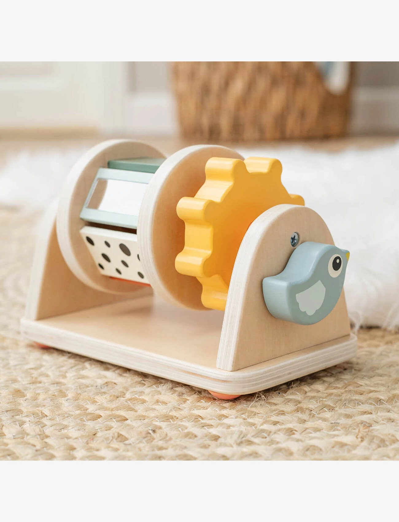 Done by Deer - Spinner activity toy Birdee Colour mix - interactive toys - colour mix - 4