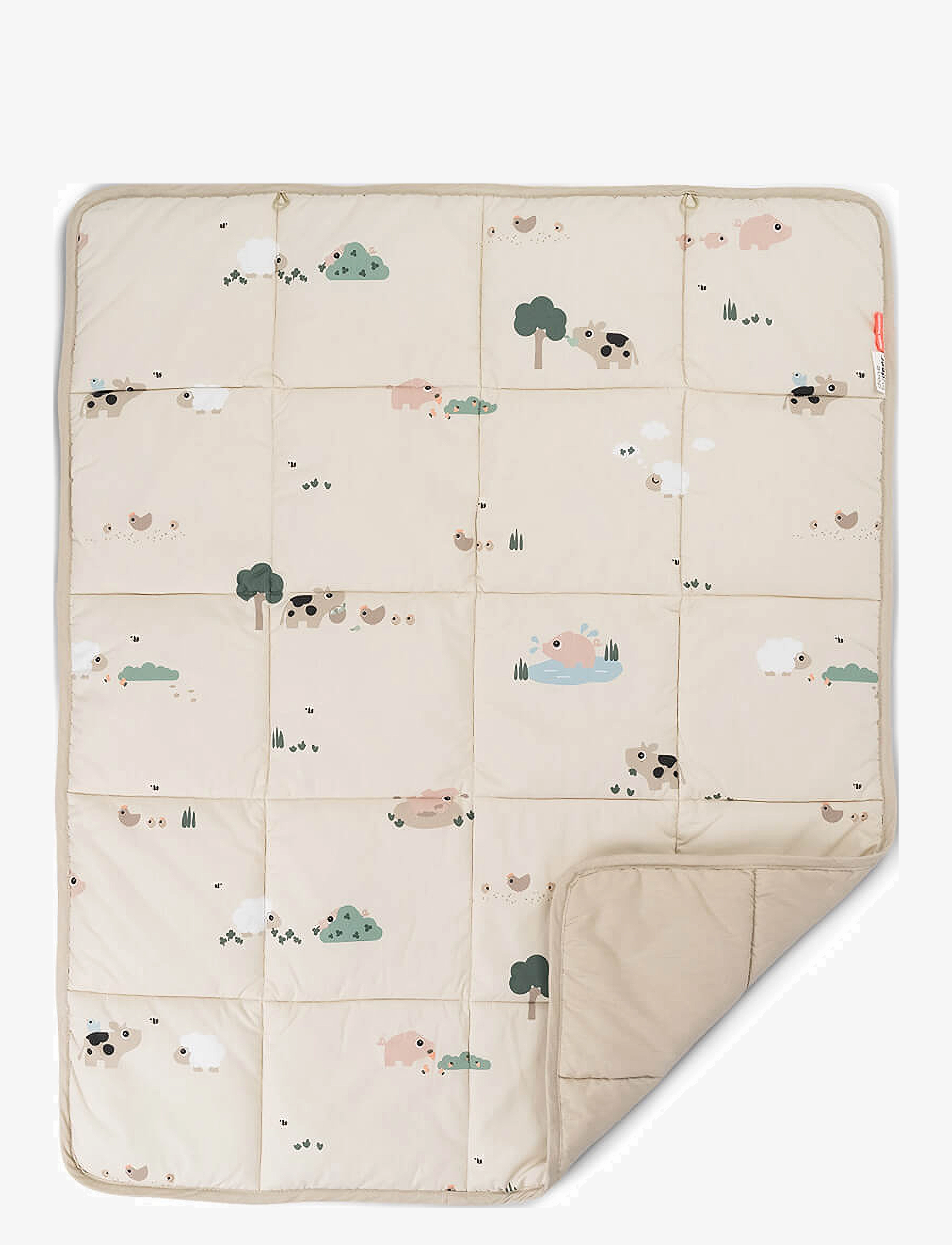 Done by Deer Play Mat Tiny Farm Sand, 80X 100 cm, Baby Sleep, Beige - Mats, Kinder
