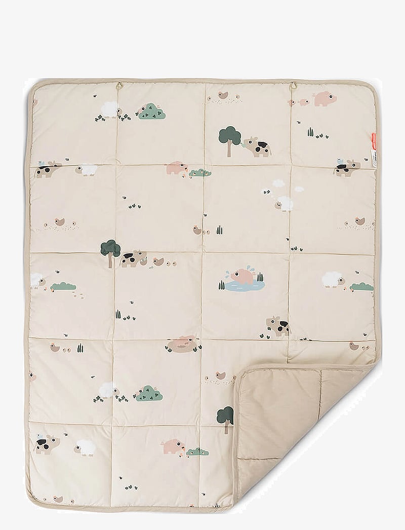 Done by Deer - Play mat Tiny farm Sand - sand - 0