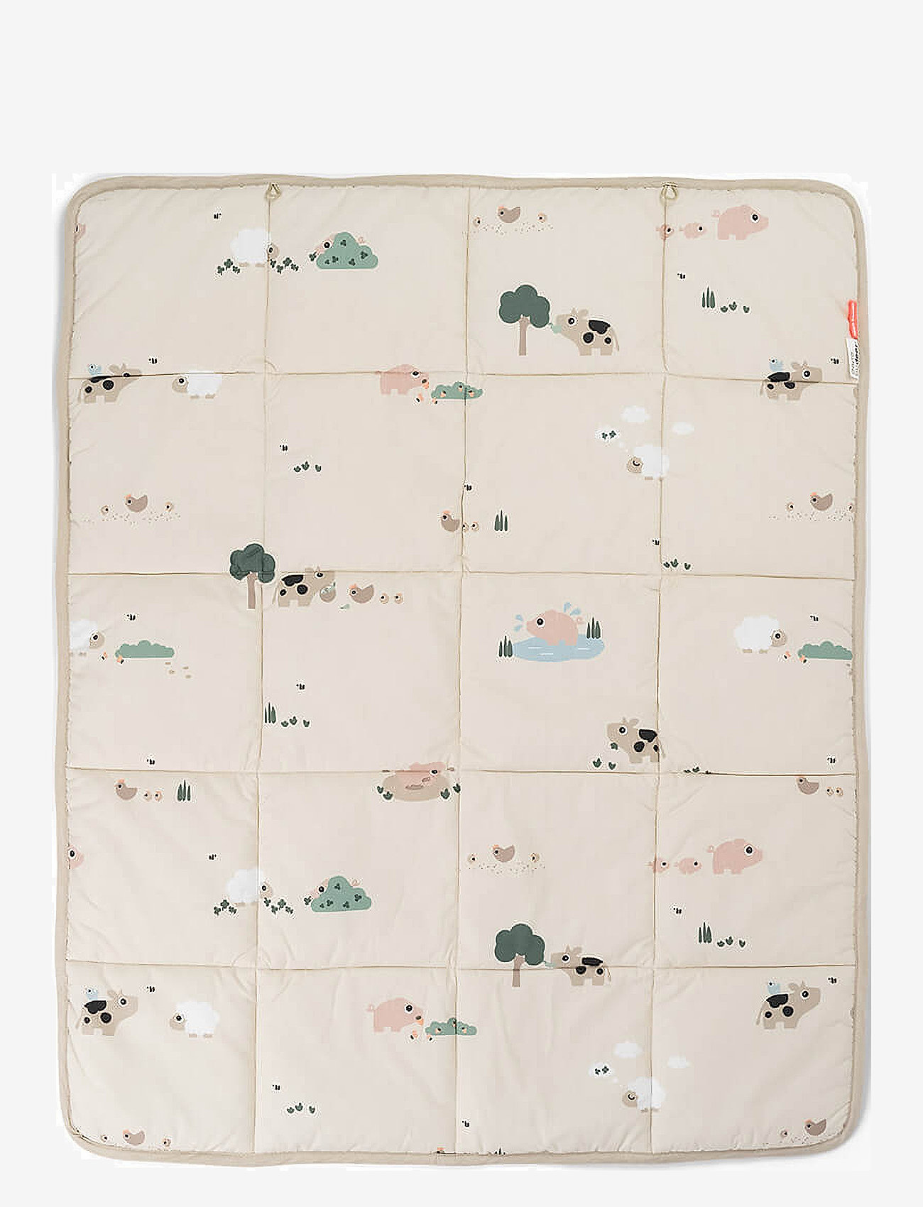 Done by Deer - Play mat Tiny farm Sand - aktivitetscentre & legemåtter - sand - 1