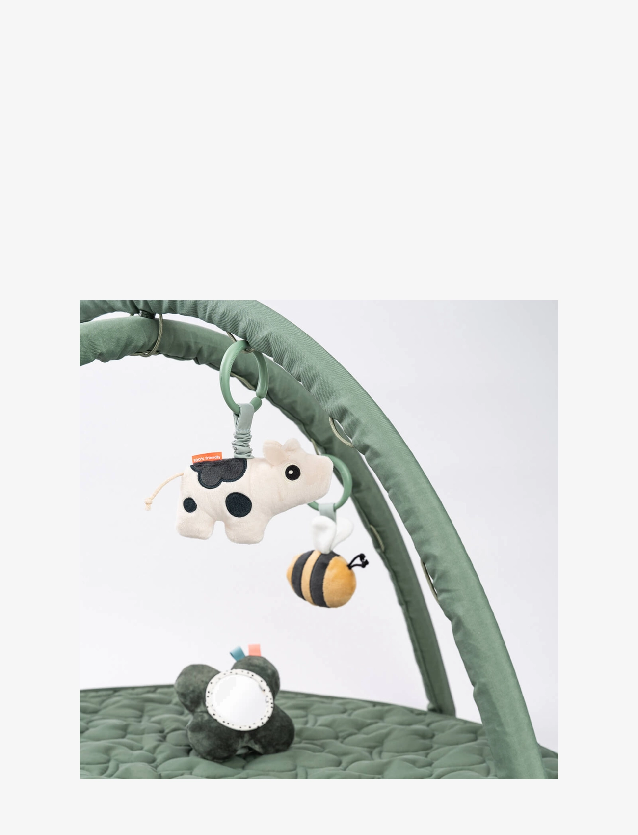 Done by Deer - Activity play mat Tiny farm Green - aktivitāšu paklājiņi un paklāji rotaļām - green - 4