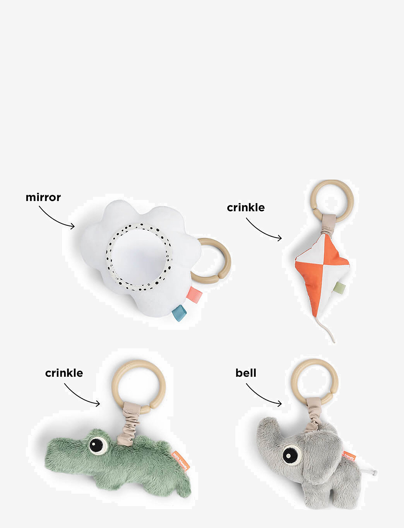 Done by Deer - Activity play mat Playground Blue - activity gyms - blue - 3