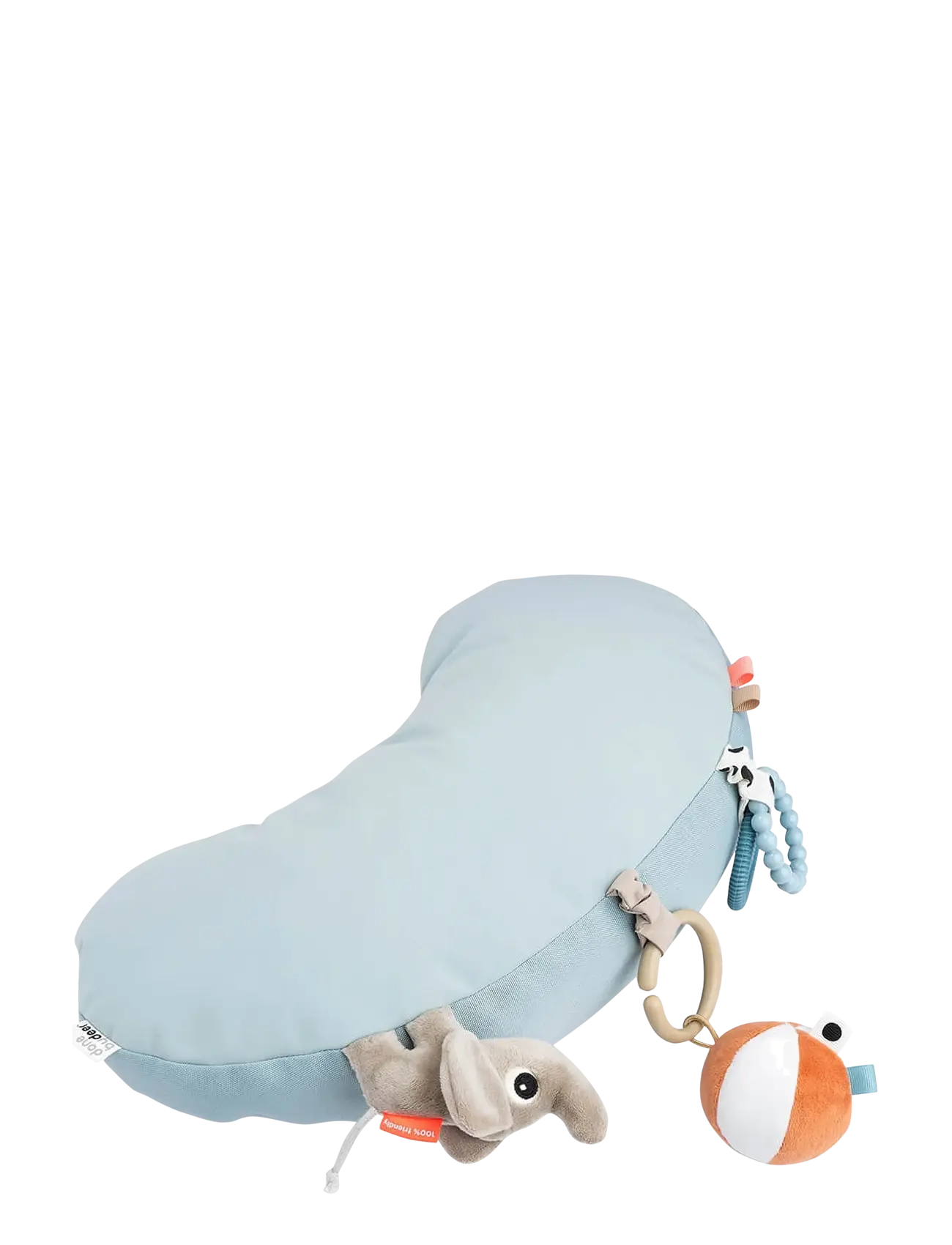 DONE BY DEER Tummy Time Activity Pillow Playground Blau Blau - 33X 16X 8CM - Kinder