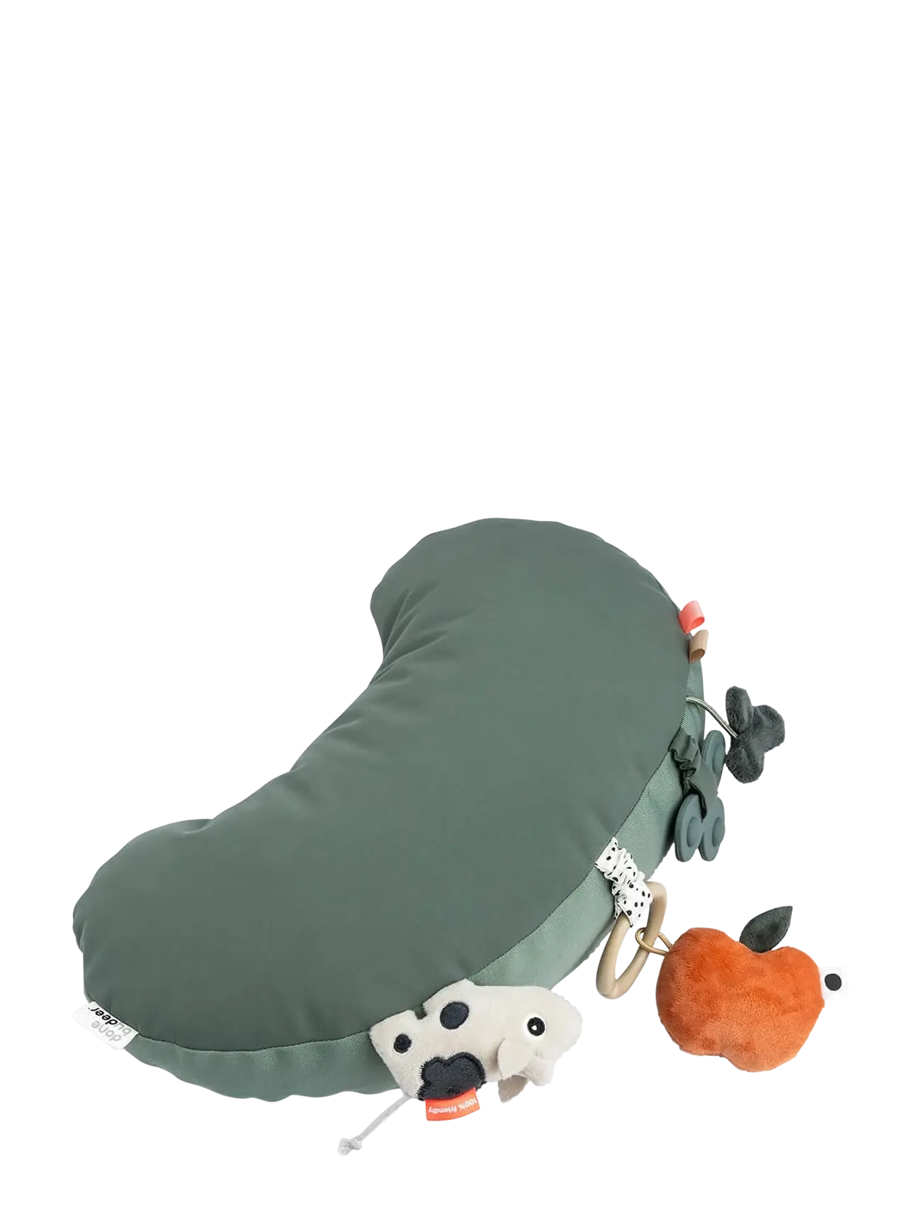 DONE BY DEER Tummy Time Activity Pillow Tiny Farm Grün Grün - 33X 16X 8CM - Kinder