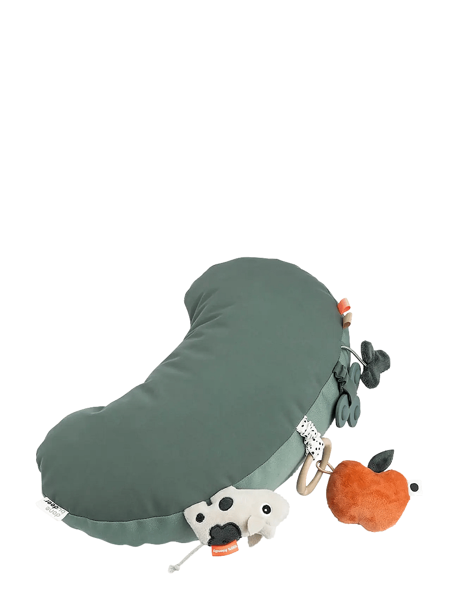 Done by Deer - Tummy time activity pillow Tiny farm Green - madalaimad hinnad - green - 0