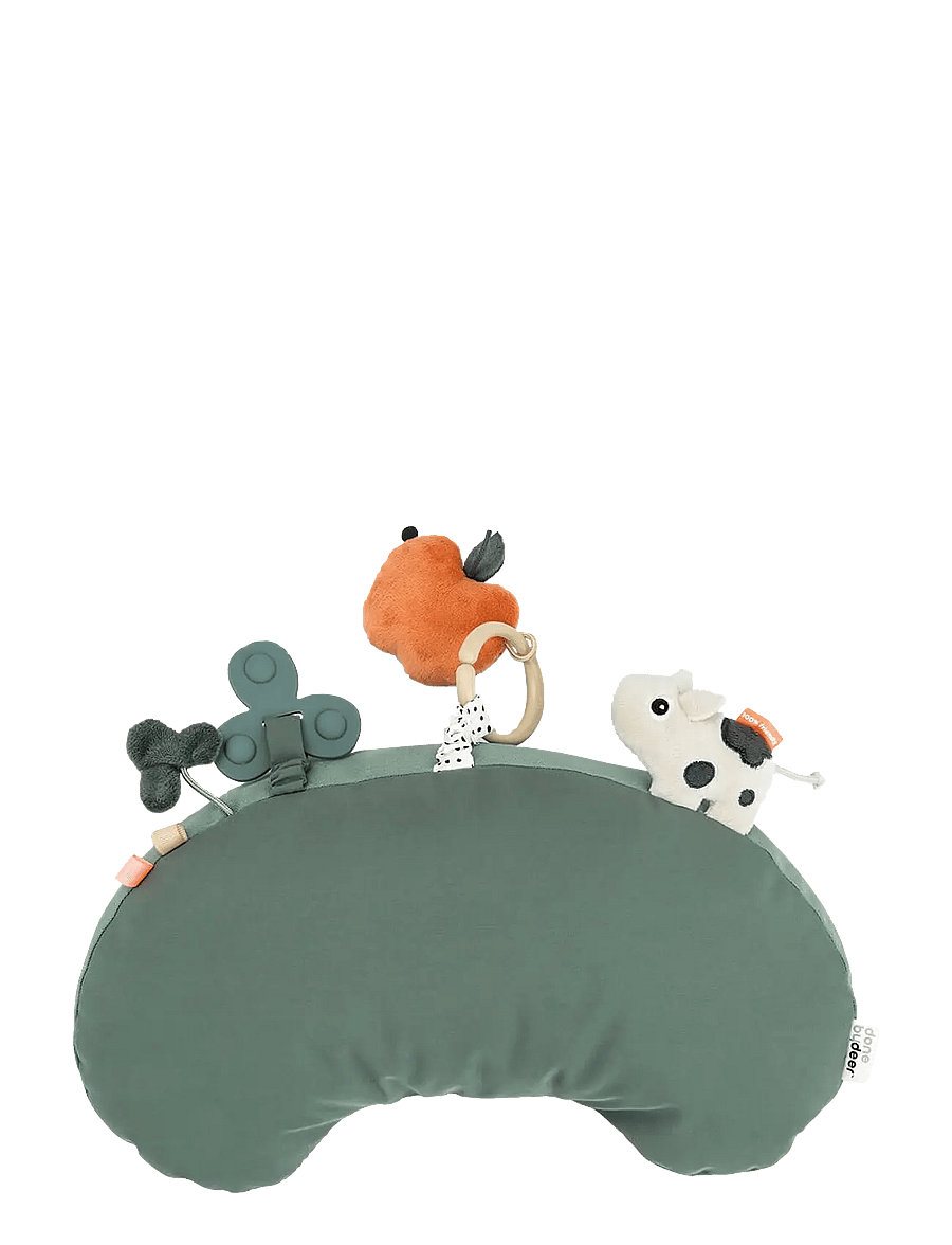 Done by Deer - Tummy time activity pillow Tiny farm Green - madalaimad hinnad - green - 1