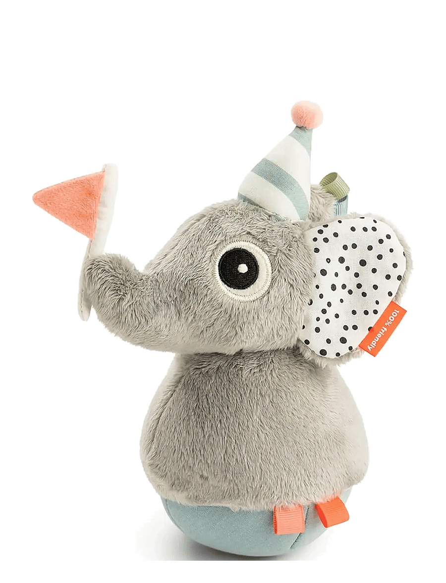 Done by Deer - Tumbler activity toy Elphee Colour mix - kuscheltier mit musik - colour mix - 1