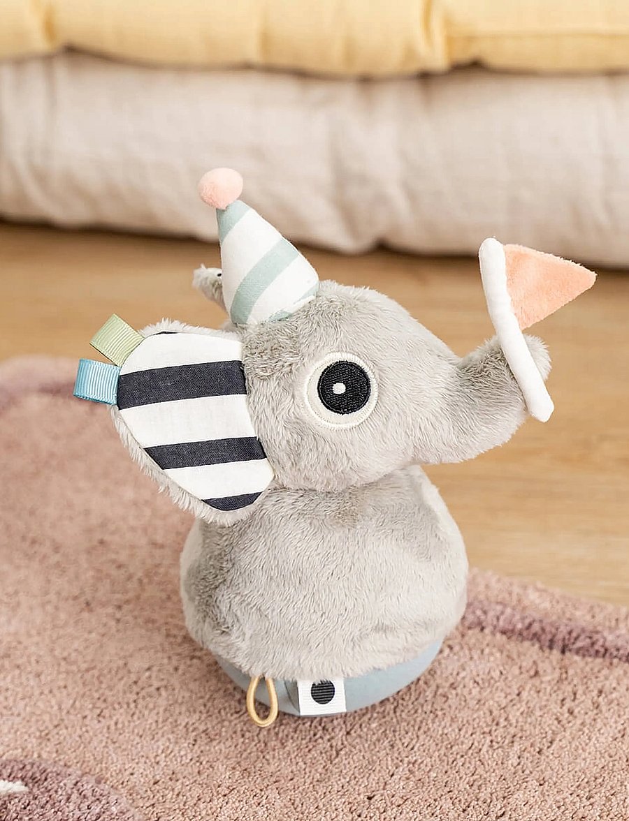 Done by Deer - Tumbler activity toy Elphee Colour mix - kuscheltier mit musik - colour mix - 4