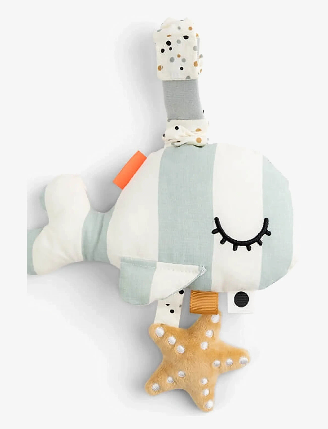 Done by Deer - To go activity set Sea friends Blue/Mustard - plüschspielzeug - blue/mustard - 1