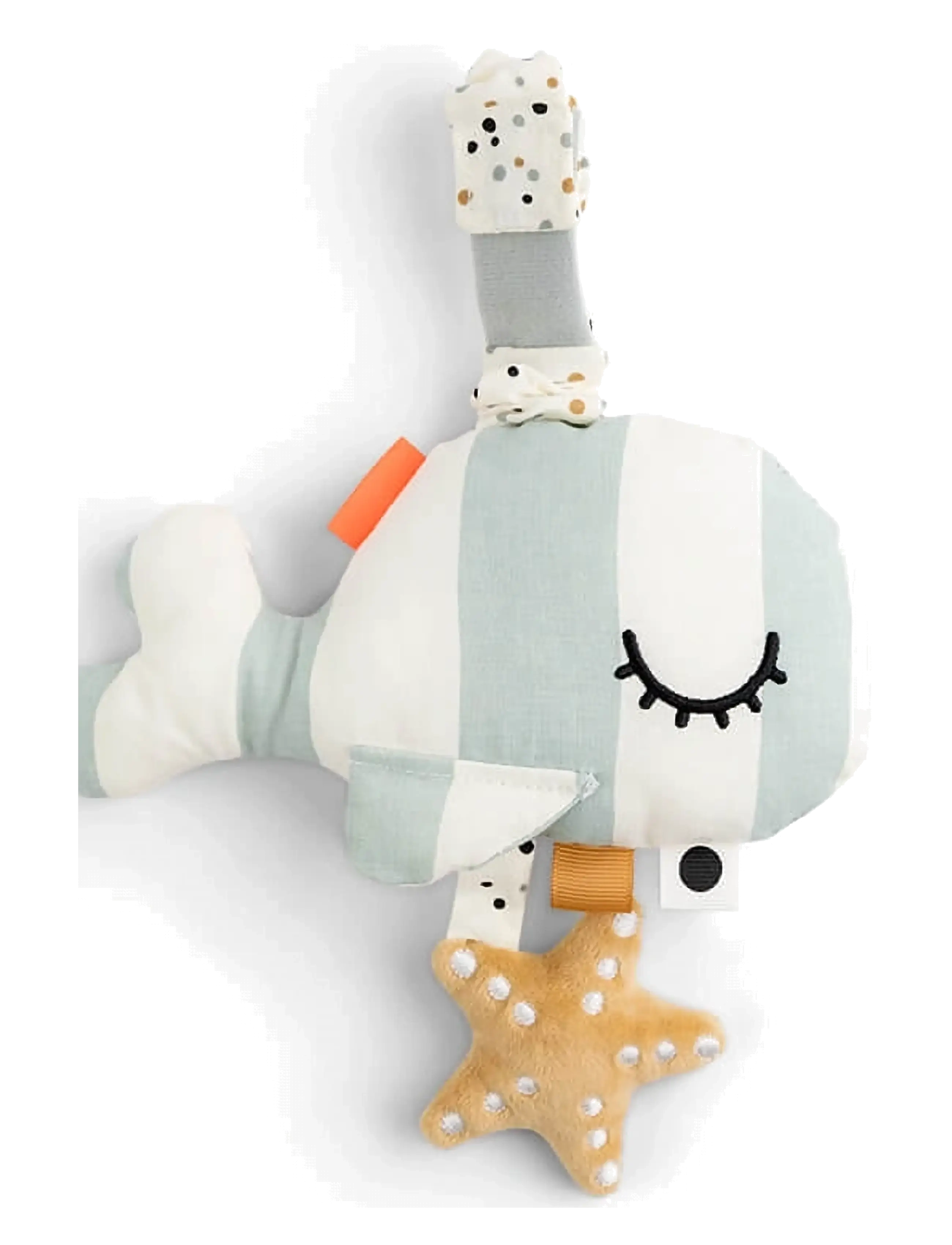 Done by Deer - To go activity set Sea friends Blue/Mustard - kinderwagen accessoires - blue/mustard - 1