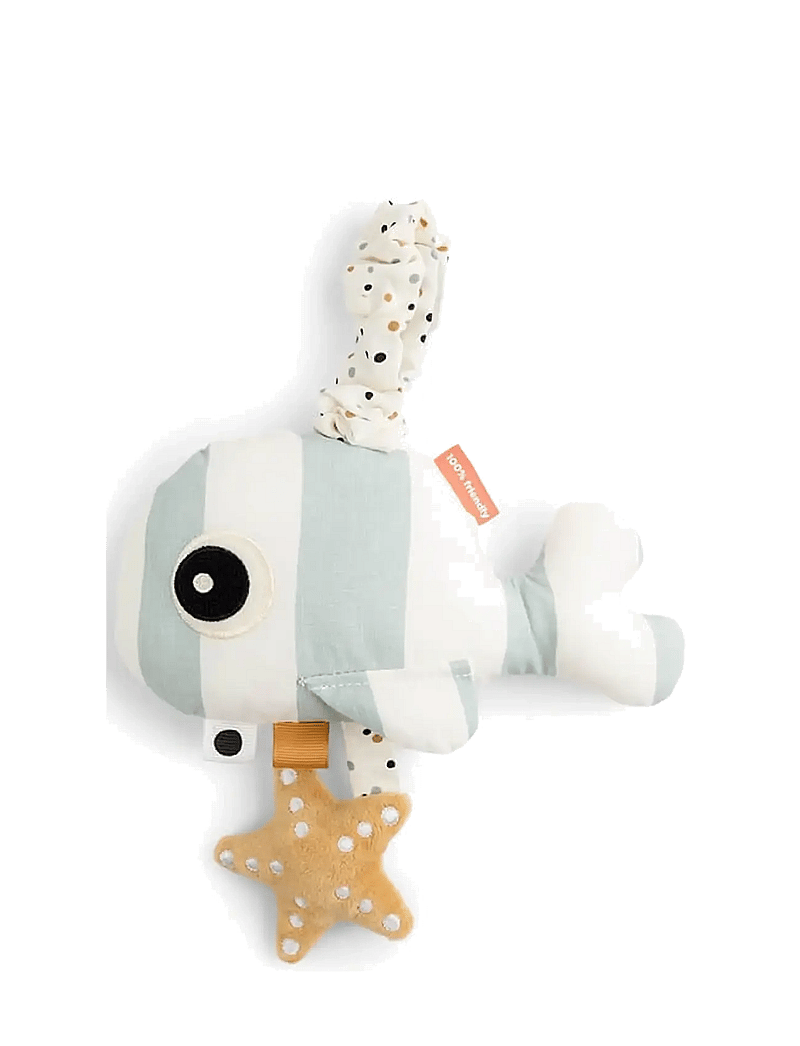 Done by Deer - To go activity set Sea friends Blue/Mustard - plüschspielzeug - blue/mustard - 2