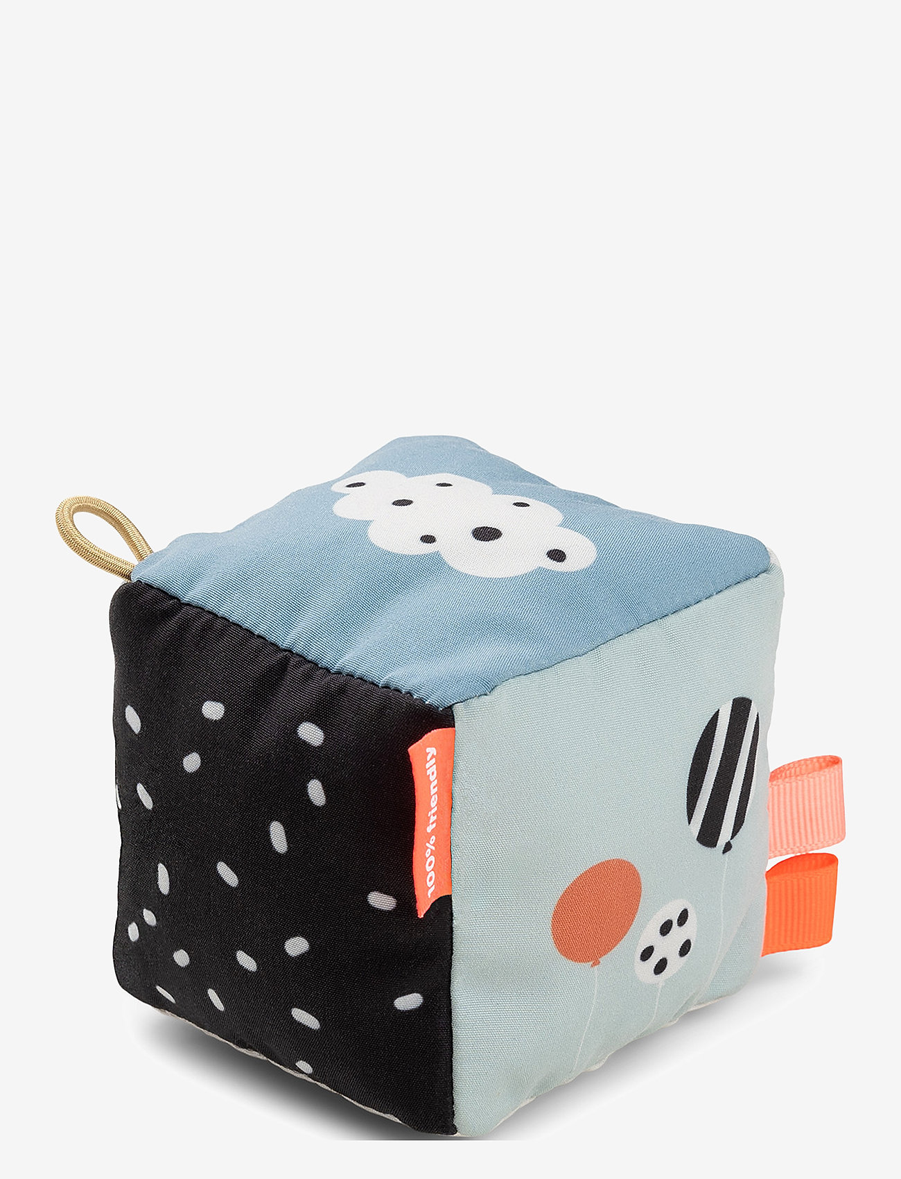 Done by Deer - Contrast baby cube Happy clouds Colour mix - zabawki interaktywne - colour mix - 1