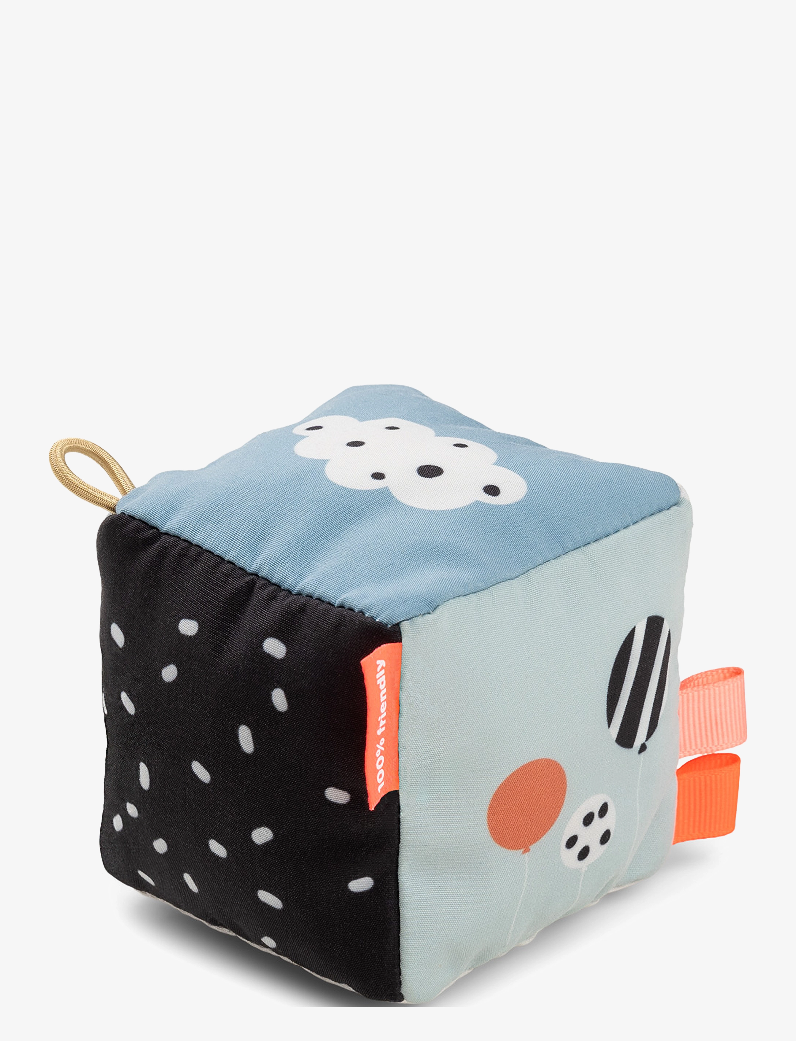Done by Deer - Contrast baby cube Happy clouds Colour mix - interaktives spielzeug - colour mix - 1