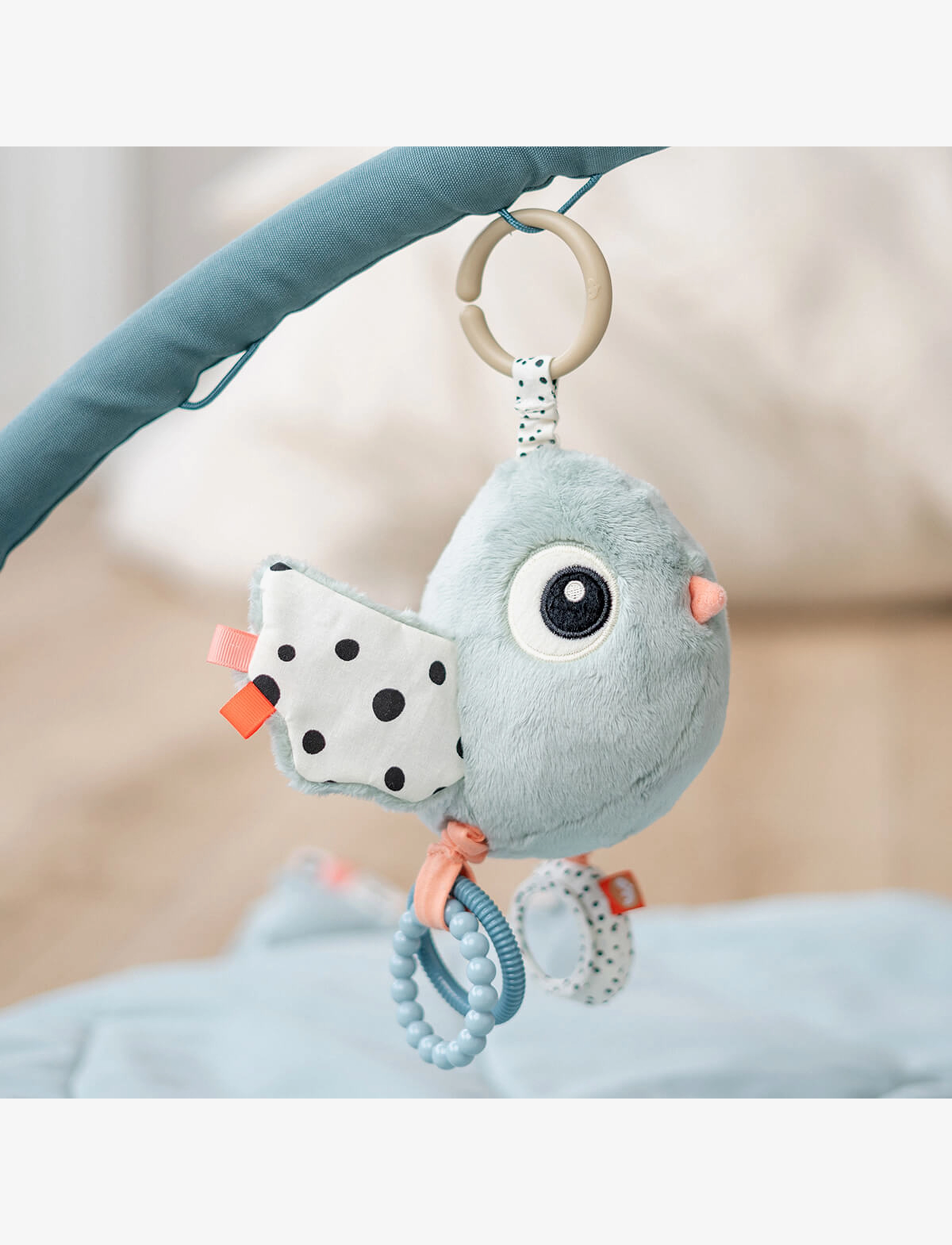 Done by Deer - Activity sensory toy Birdee Blue - interactive toys - blue - 5