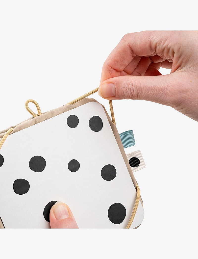 Done by Deer - Baby contrast card holder Deer friends Sand - interaktives spielzeug - sand - 4