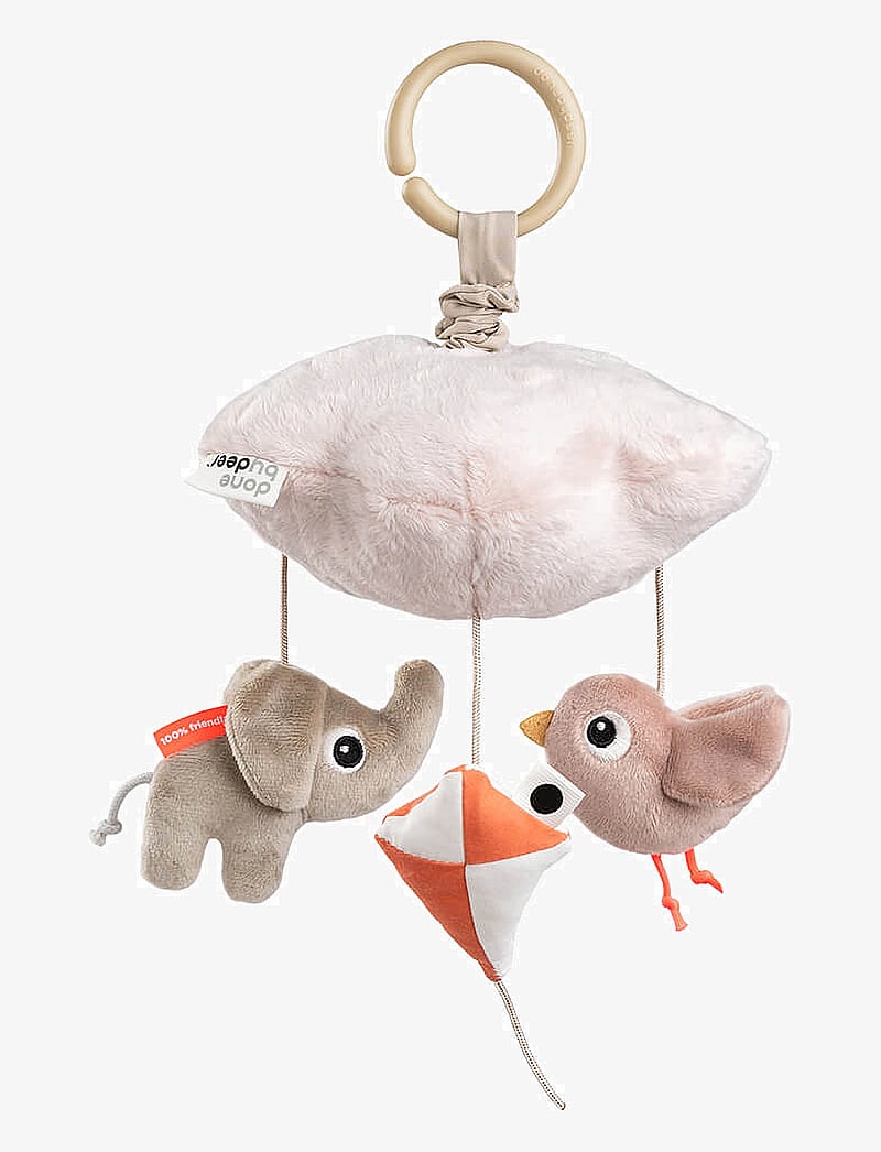 Done by Deer - Musical mobile Playground Powder - baby-mobiles - powder - 0
