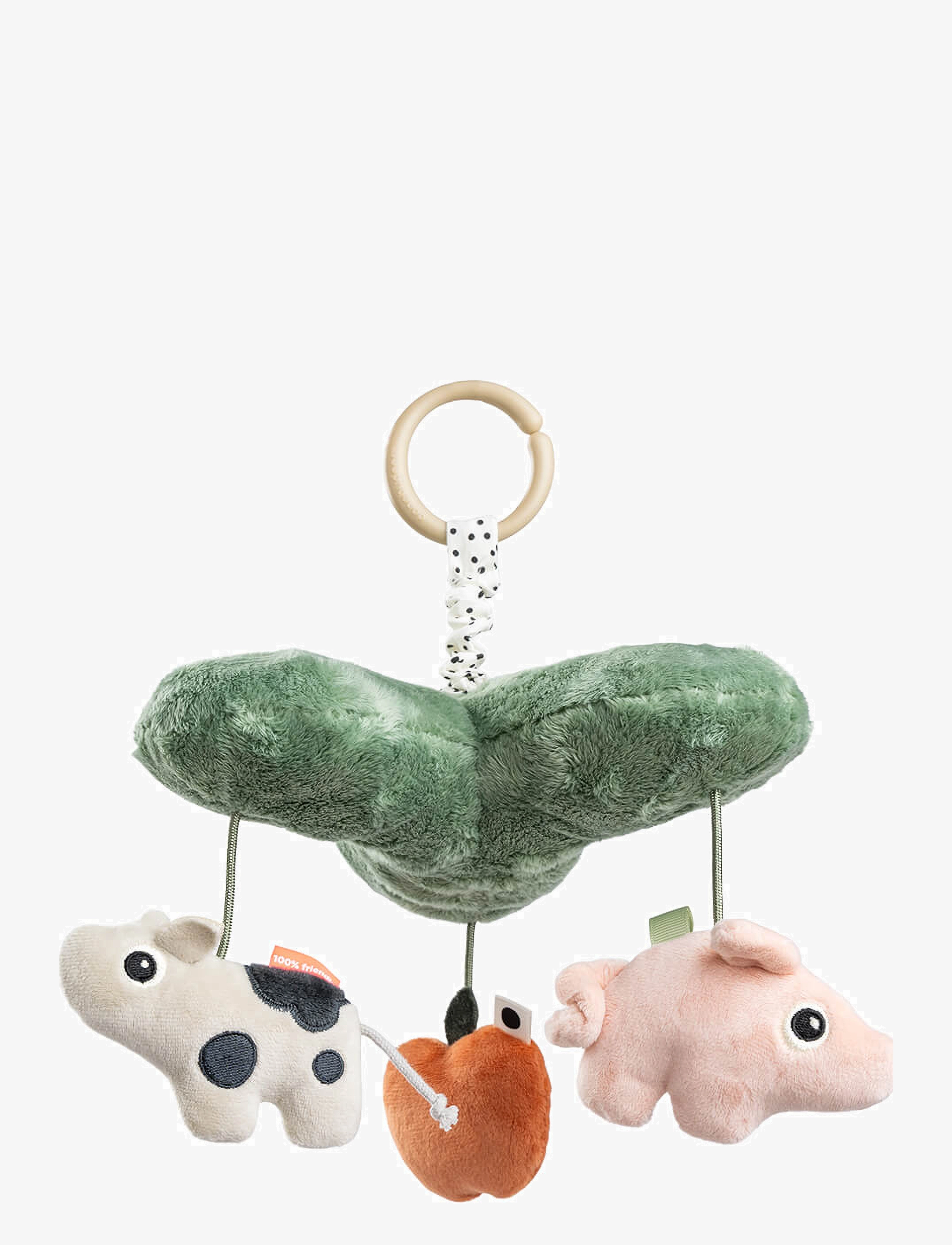 Done by Deer Musical Mobile Tiny Farm Colour Mix, 20X 16 cm, Baby Sleep, Mehrfarbig/gemustert - Mobiles, Kinder