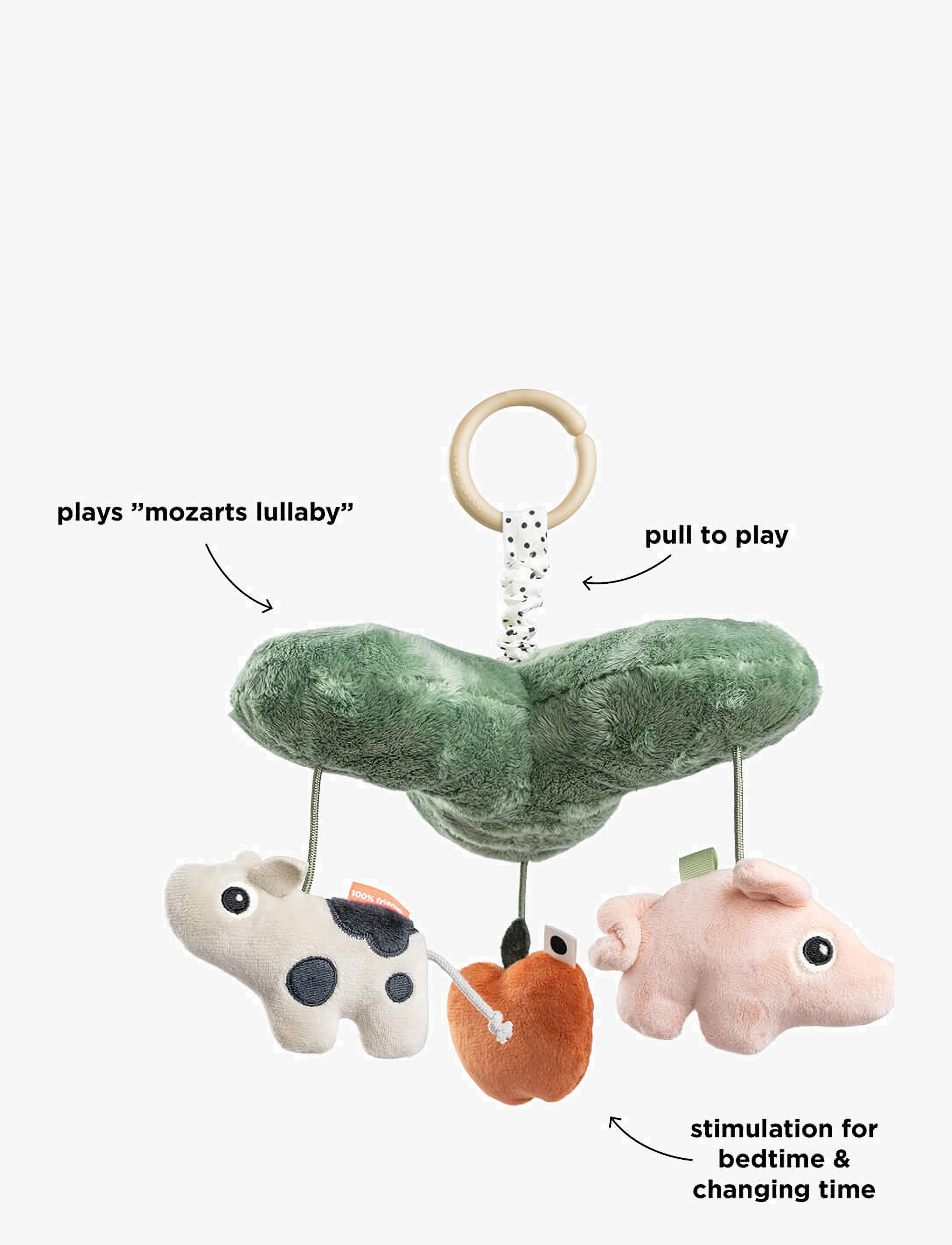 Done by Deer - Musical mobile Tiny farm Colour mix - yöpuulle - colour mix - 1