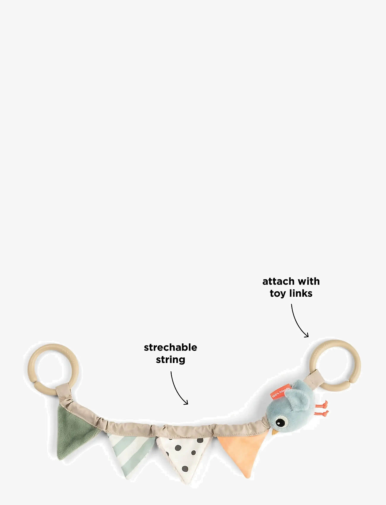 Done by Deer - Pram toy Celebration Colour mix - barnvagnstillbehör - colour mix - 3