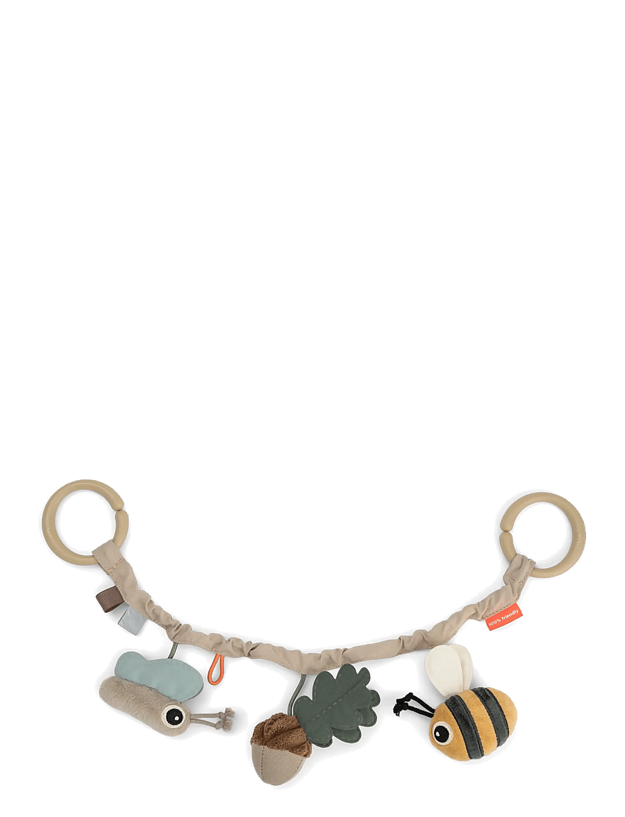 Done by Deer - Pram toy Tiny trails Sand - skallror - sand - 1