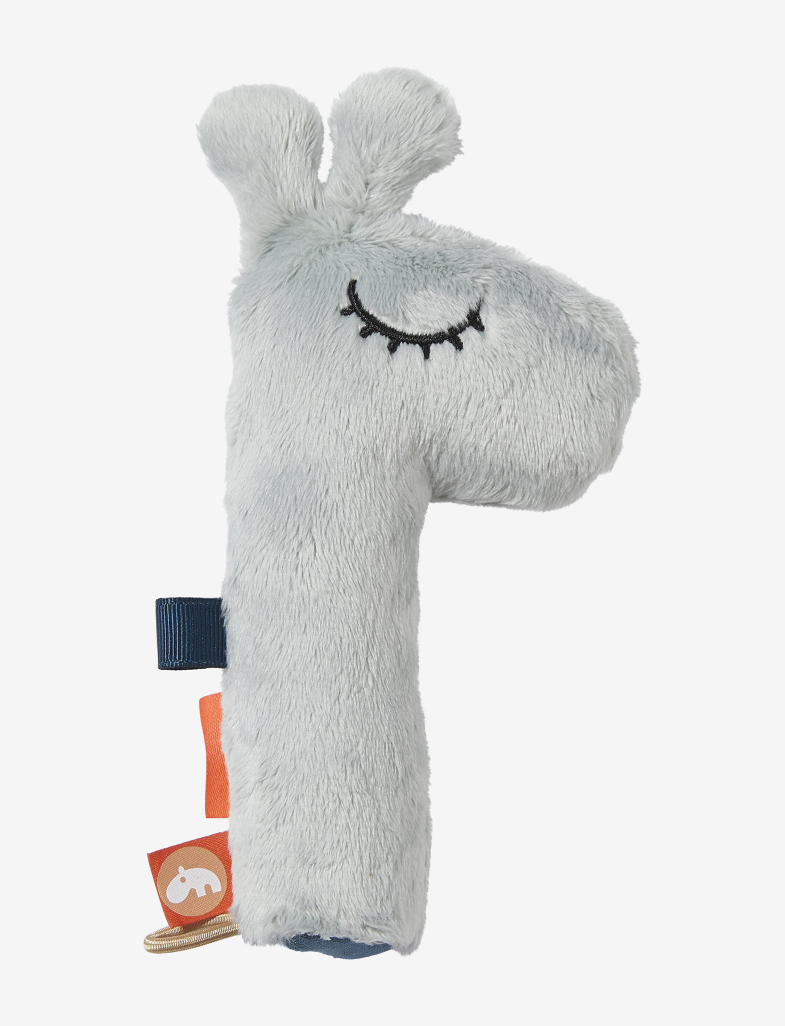 Done by Deer - Squeaker rattle Raffi Blue - laagste prijzen - blue - 1