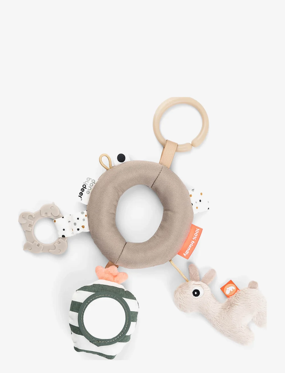 Done by Deer - Activity ring Lalee Sand - interactive toys - sand - 0