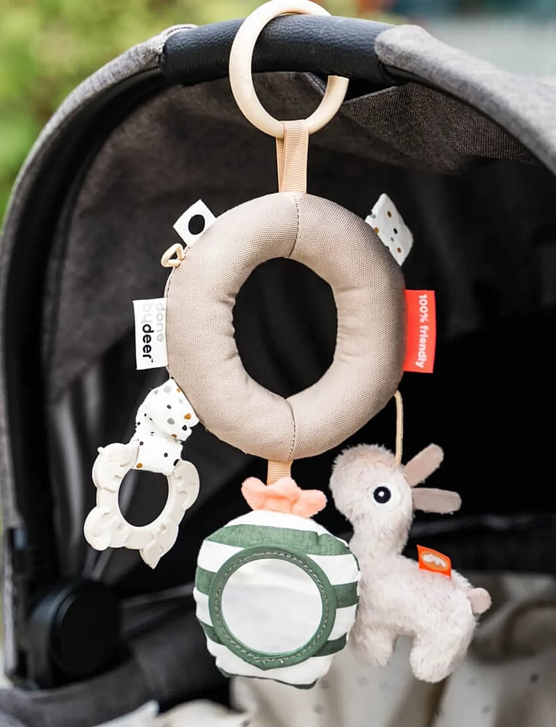 Done by Deer - Activity ring Lalee Sand - stroller toys - sand - 4