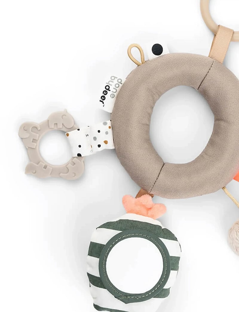 Done by Deer - Activity ring Lalee Sand - stroller toys - sand - 5