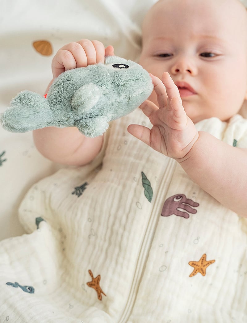 Done by Deer - Tiny sensory rattle Wally Blue - hringlur - blue - 0