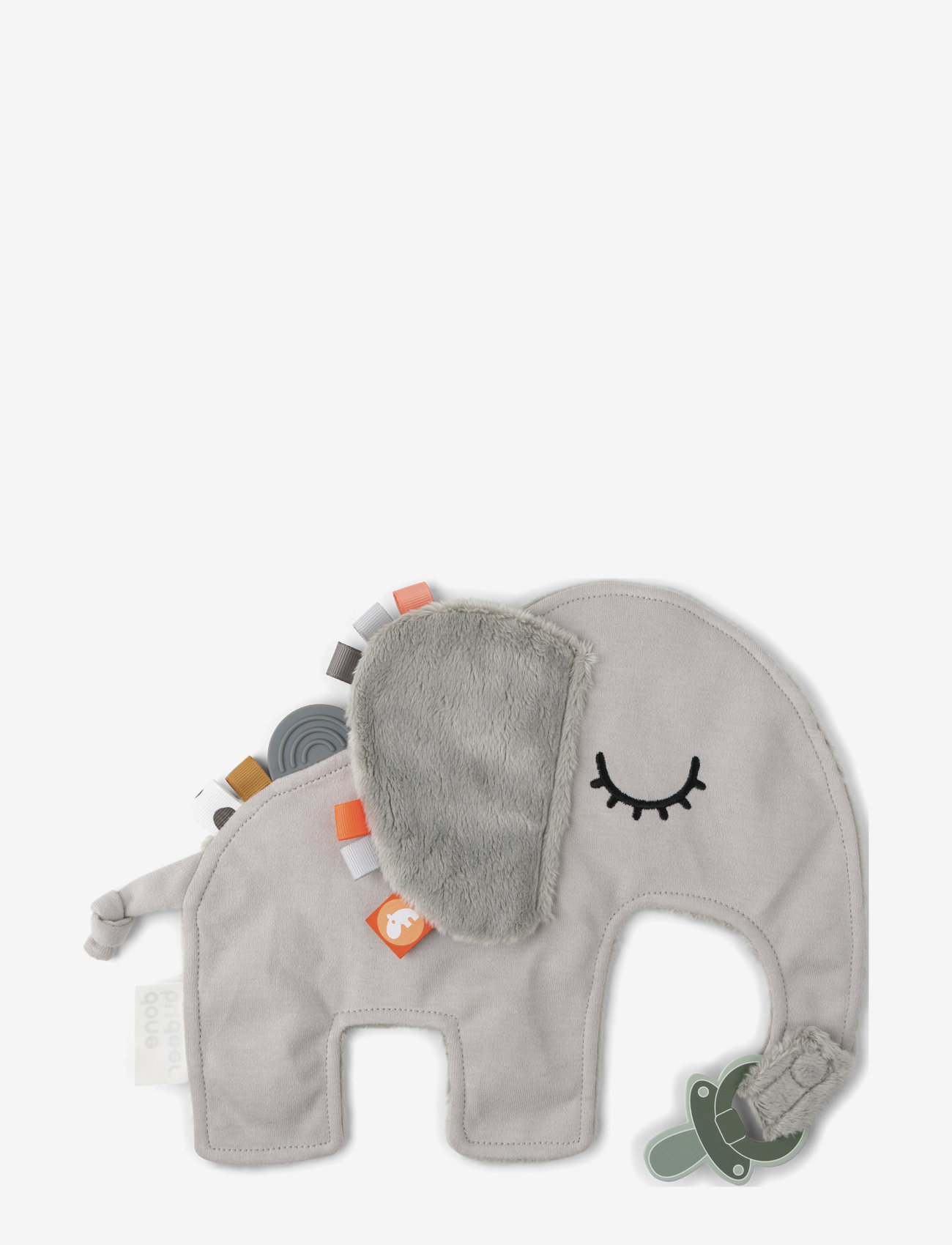 Done by Deer - Cozy friend Elphee Grey - schmusetuch - grey - 1