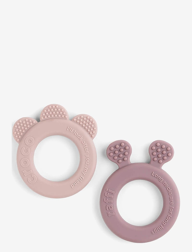 Done by Deer - Teether 2-pack Deer friends Powder - madalaimad hinnad - powder - 0