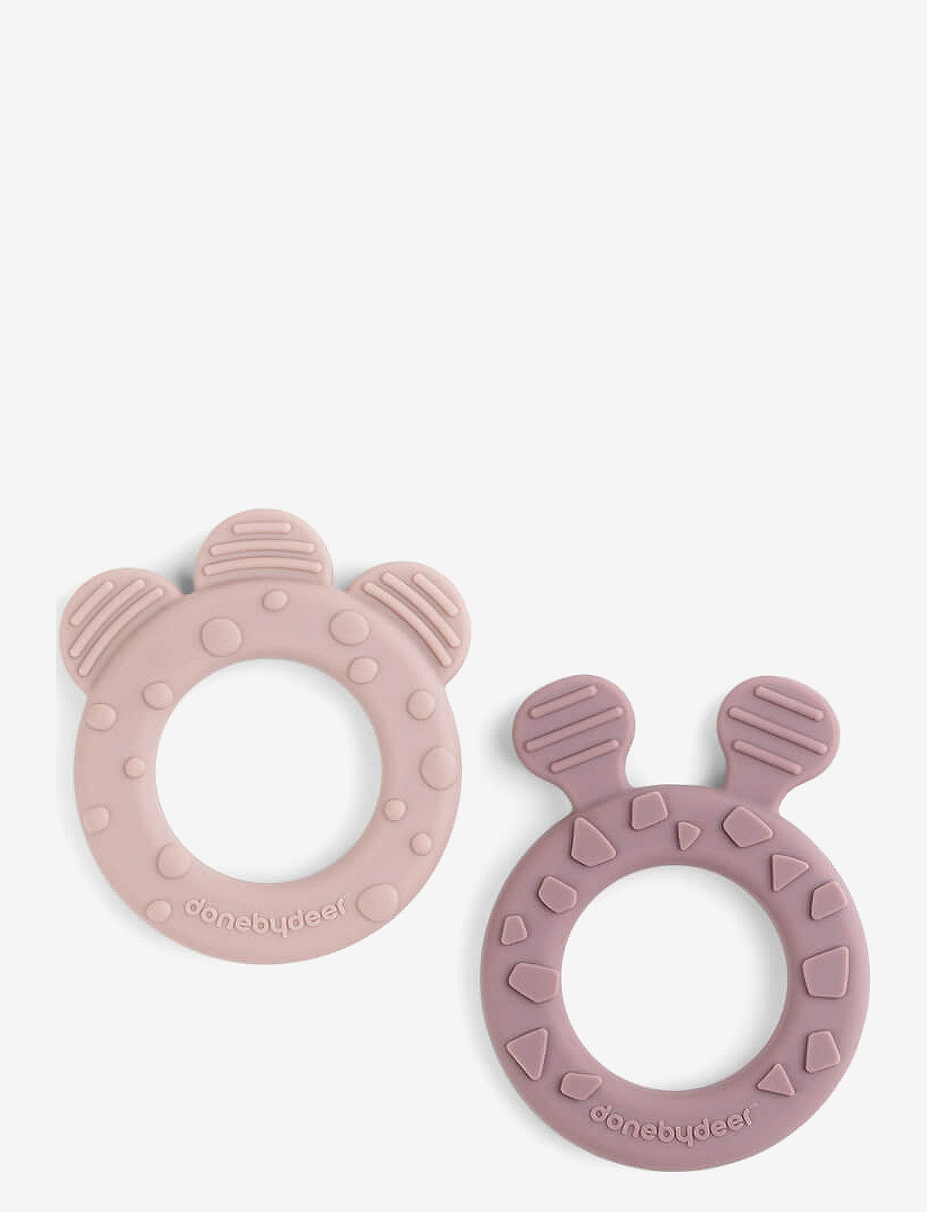 Done by Deer - Teether 2-pack Deer friends Powder - laveste priser - powder - 1