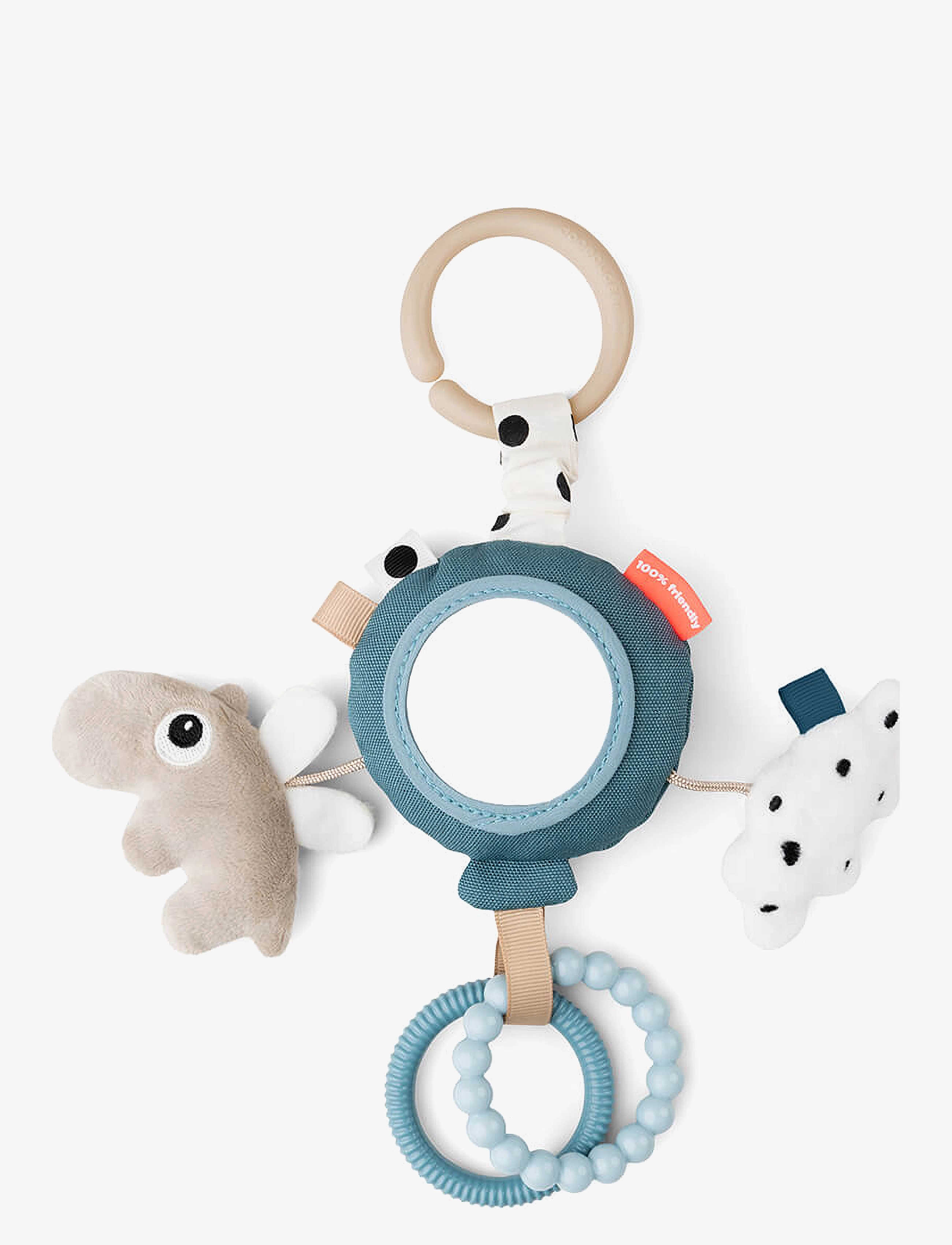 DONE BY DEER To Go Activity Mirror Happy Clouds Blau Blau - One Size - Kinder