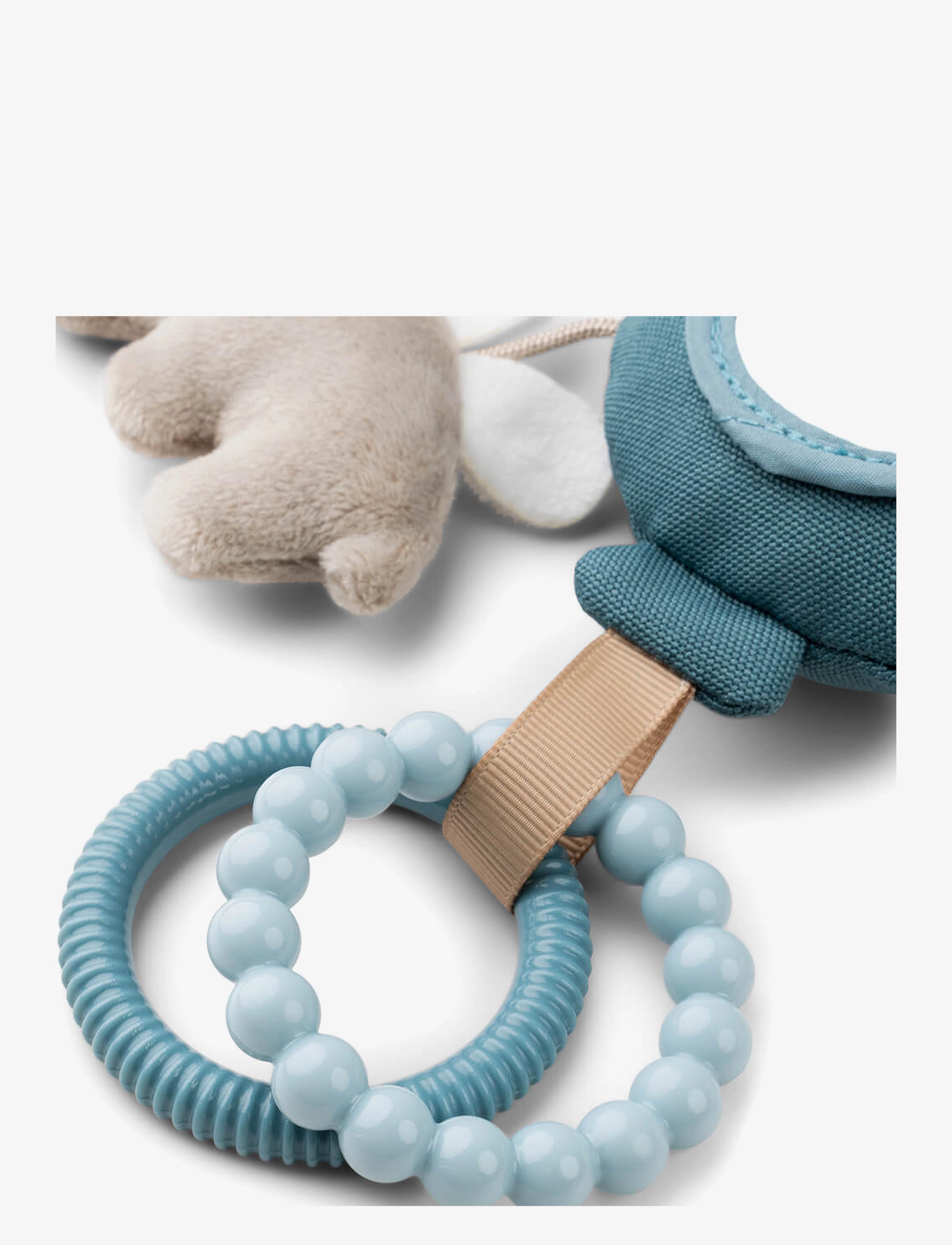 Done by Deer - To go activity mirror Happy clouds Blue - gagnvirk leikföng - blue - 2