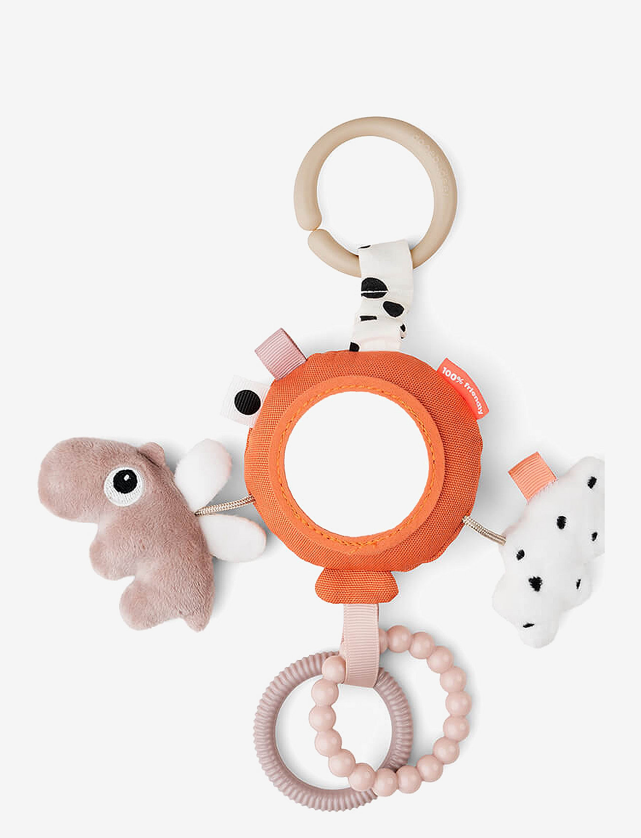 Done by Deer - To go activity mirror Happy clouds Papaya - geschenke unter 50€ - papaya - 0
