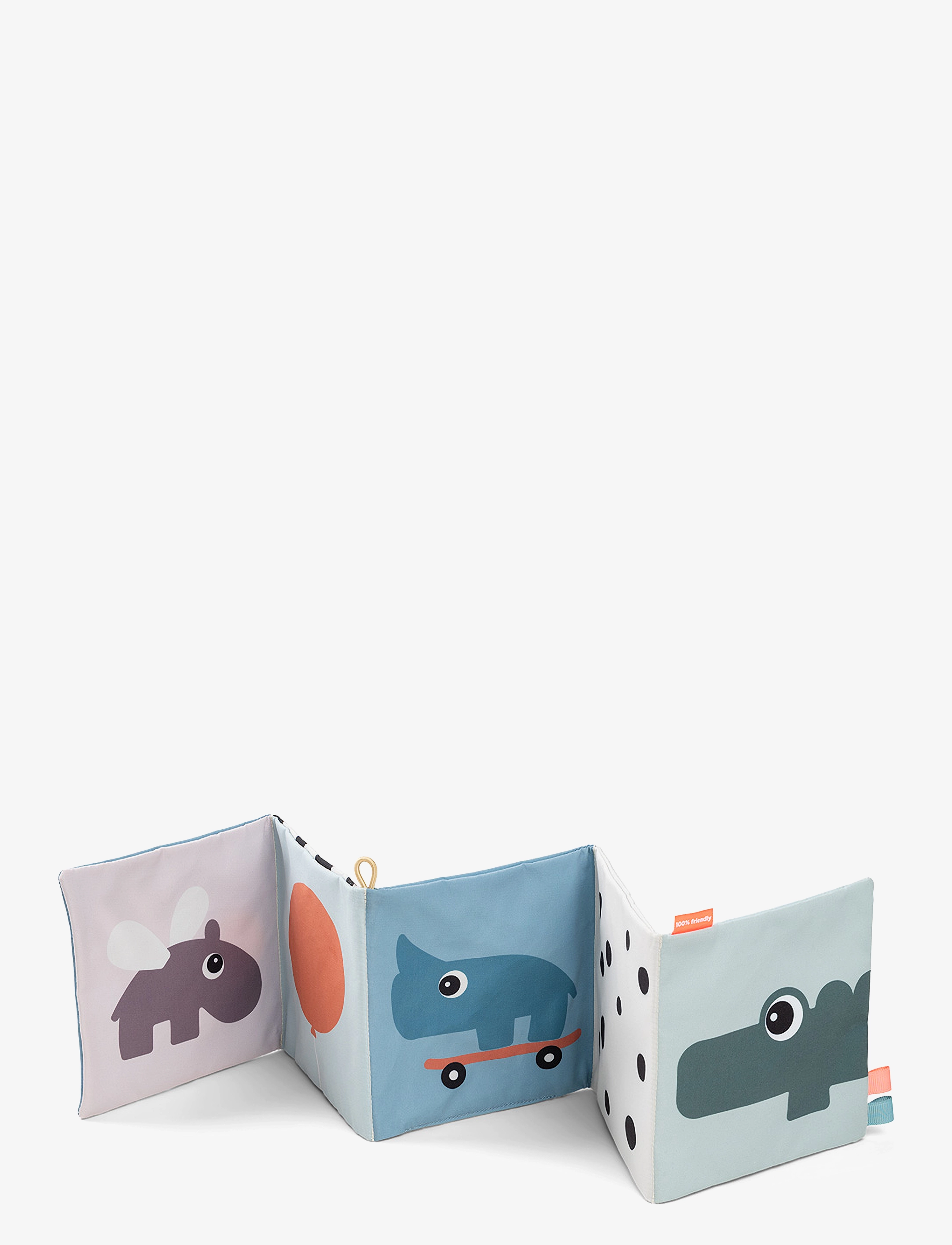 Done by Deer - Fold-out soft book Deer friends Colour mix - interaktives spielzeug - colour mix - 3