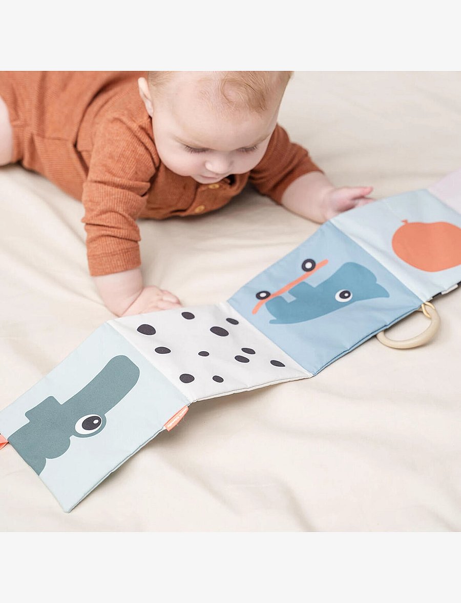 Done by Deer - Fold-out soft book Deer friends Colour mix - interaktives spielzeug - colour mix - 5