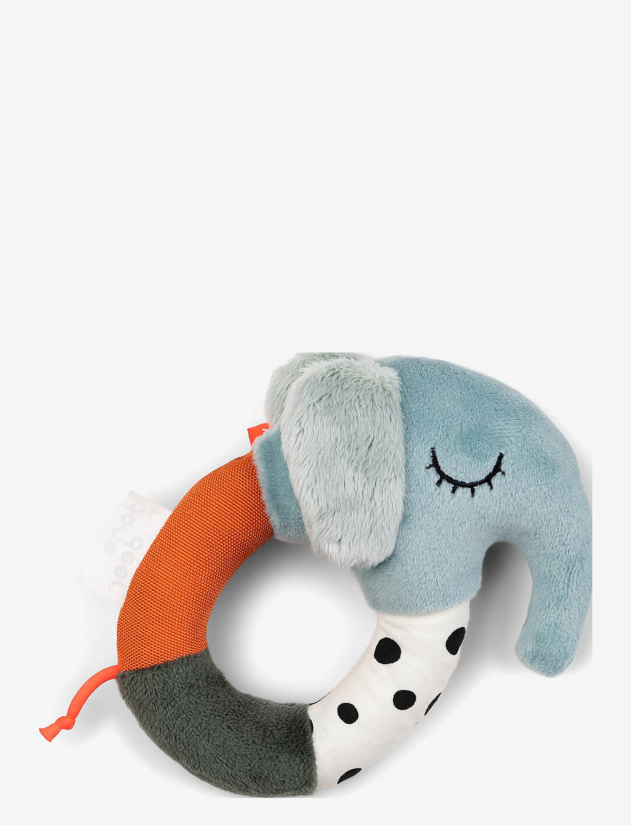 Done by Deer - Sensory ring rattle Elphee Blue - interactive toys - blue - 2