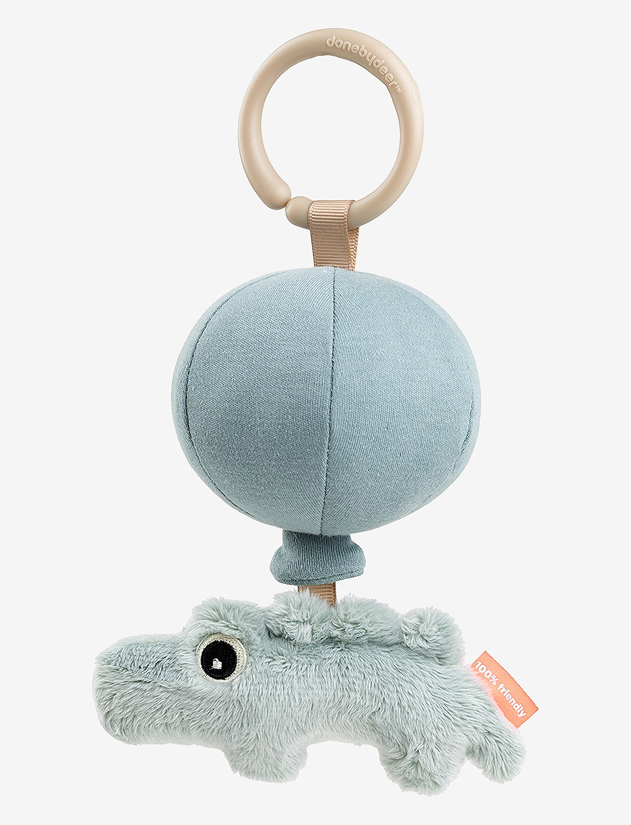 Done by Deer - To go friend Croco Blue - baby-mobiles - blue - 0