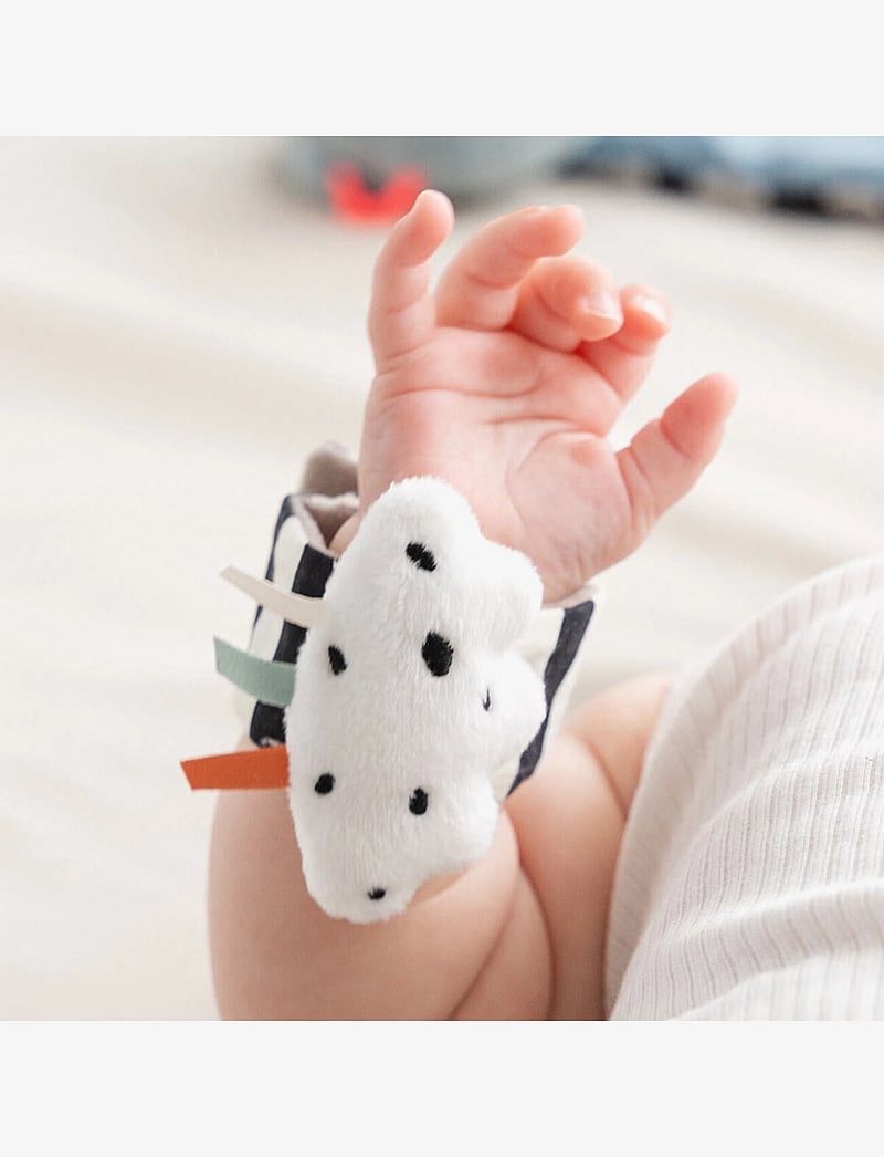 Done by Deer - Wrist rattle set 2-pack Happy clouds Blue - interaktives spielzeug - blue - 3