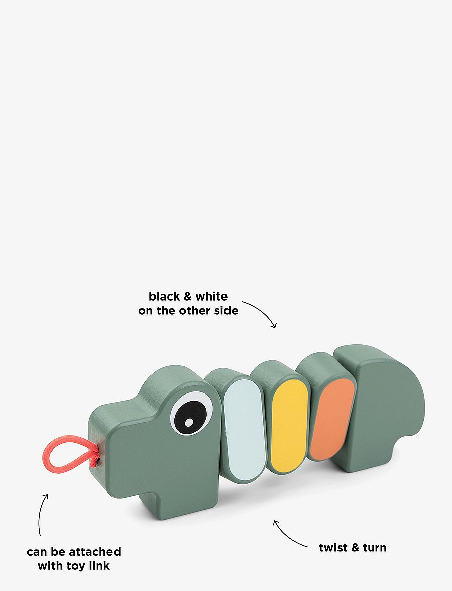 Done by Deer - Twist & turn toy Croco Green - interaktives spielzeug - green - 1