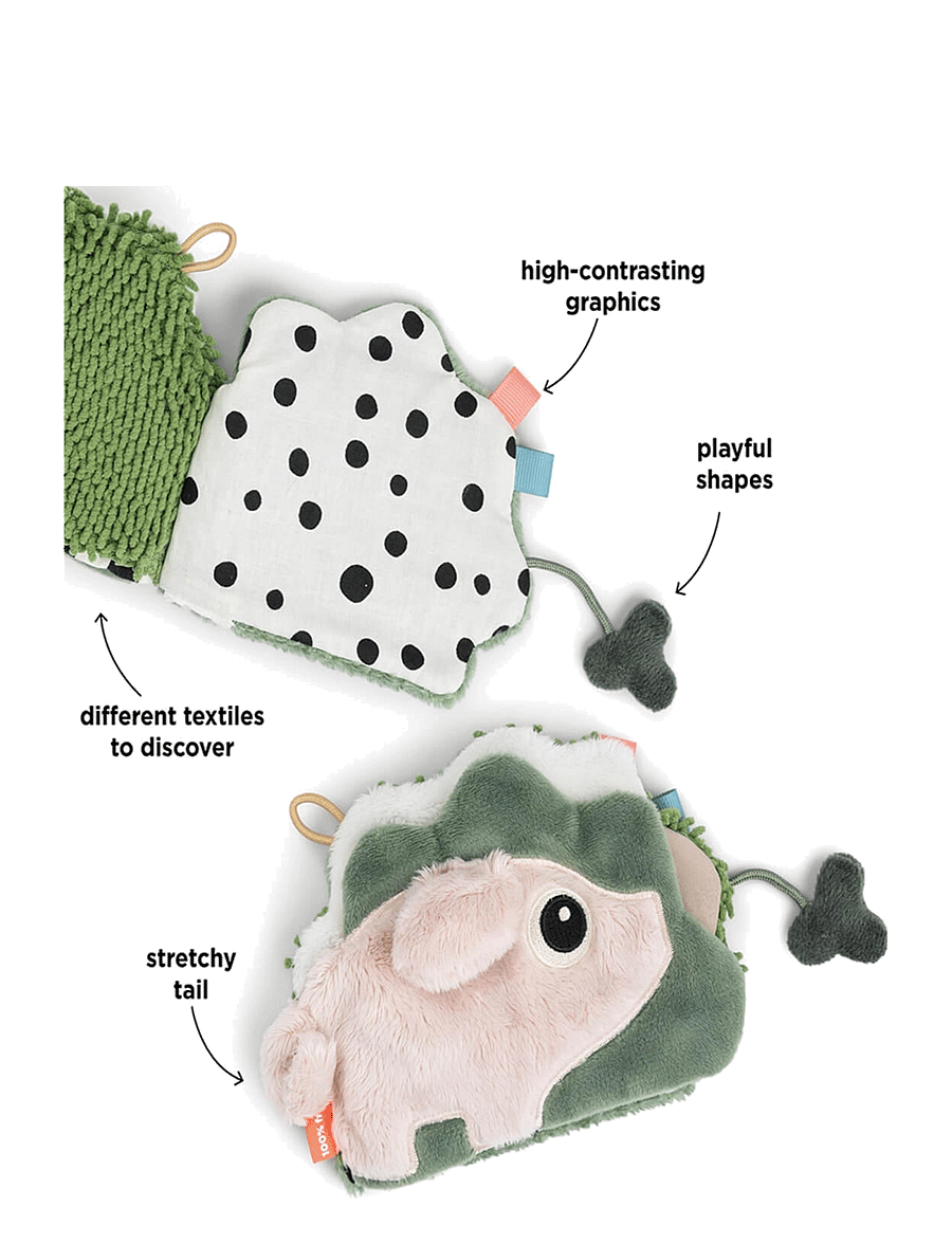 Done by Deer - Sensory baby book Tiny farm Colour mix - beebide mänguasjad - colour mix - 4