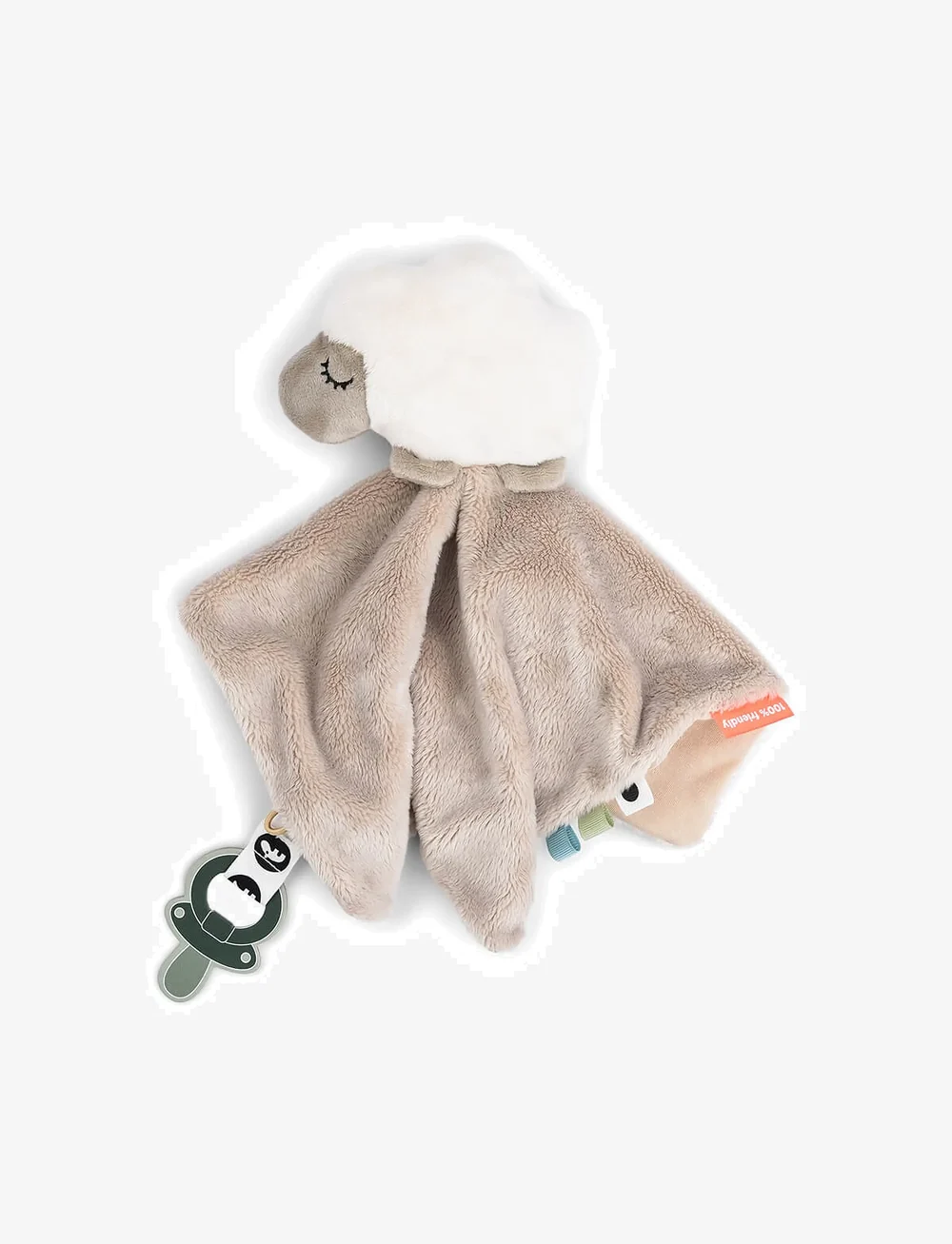 Done by Deer - Comfort blanket Sheepy Sand - schmusetuch - sand - 0
