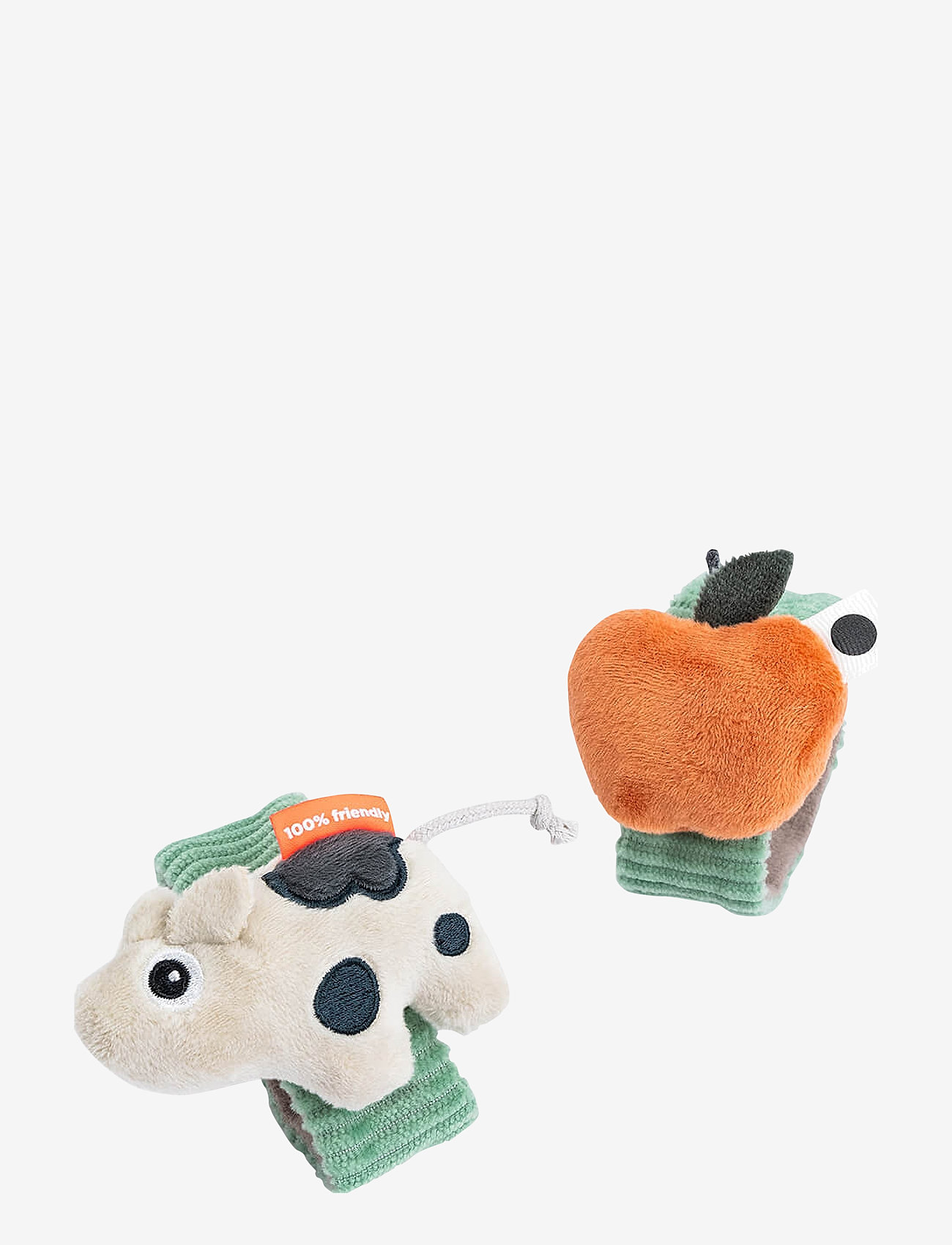 Done by Deer - Wrist rattle set 2-pack Dotti Green - skallror - green - 0